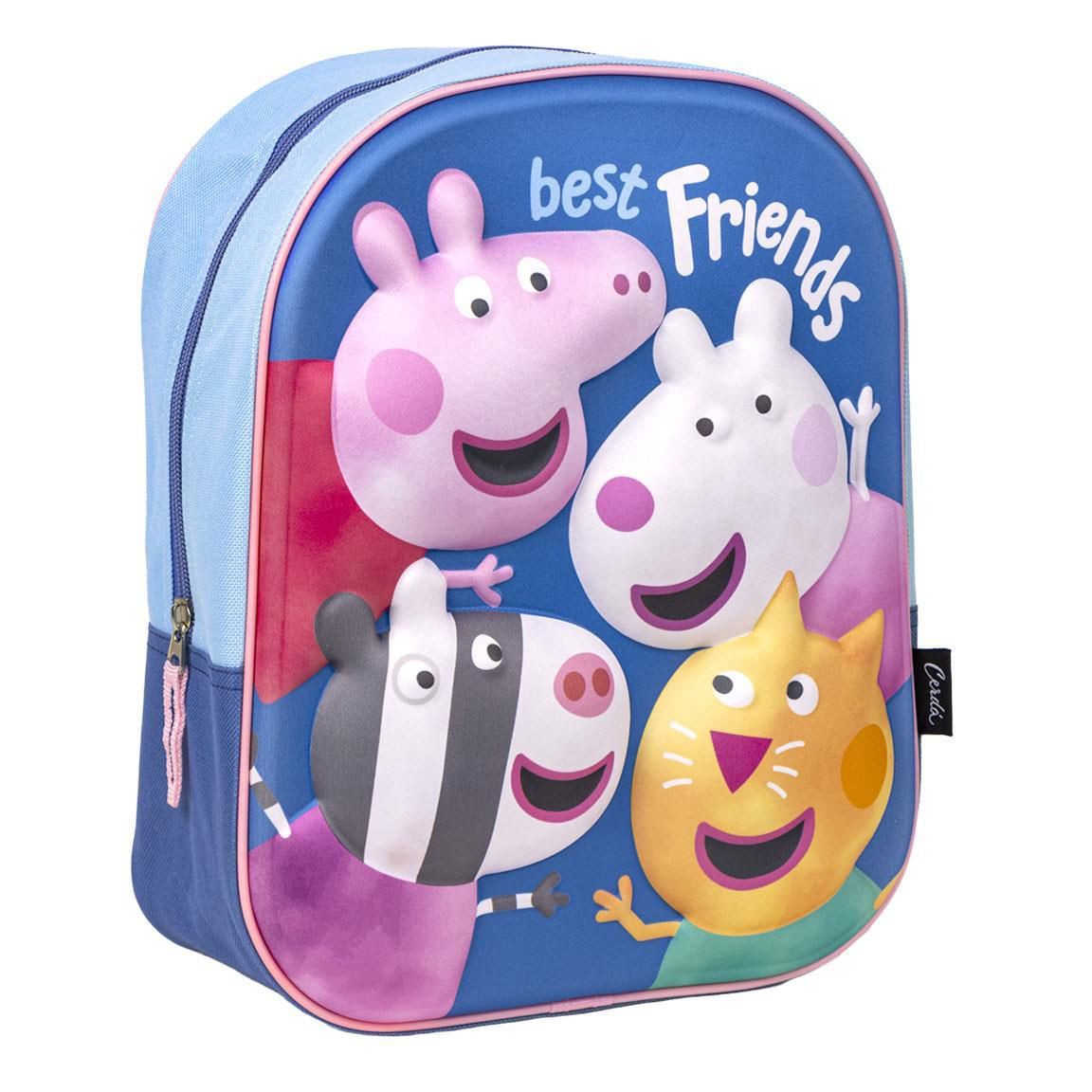 Peppa Pig Rucksack 3D Freizeitrucksack: Farbenfroher Spaß für kleine Entdecker