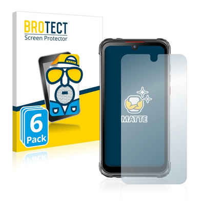 BROTECT Schutzfolie für Hotwav Cyber 7, Displayschutzfolie, 6 Stück, Folie matt entspiegelt