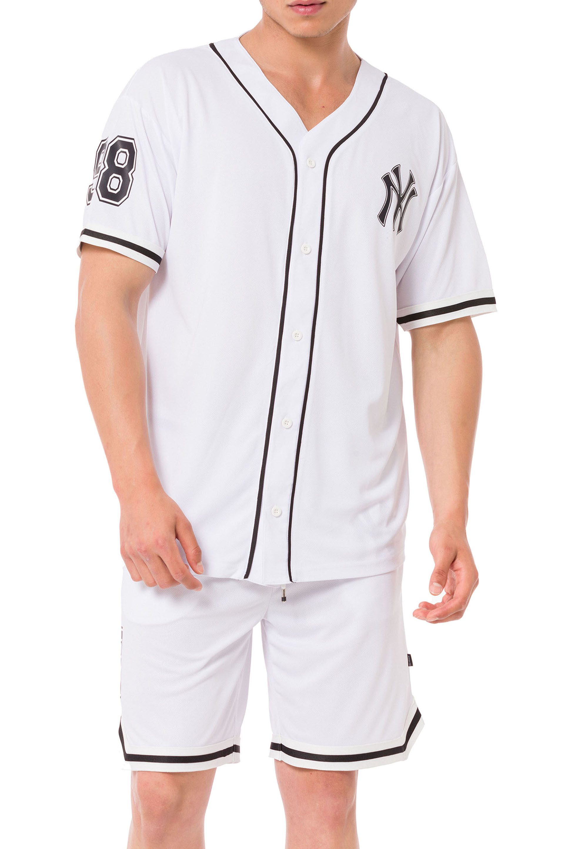 RedBridge Jogginganzug Baseball-Set mit Knopfleiste – Zweiteiler, Sportlich günstig online kaufen