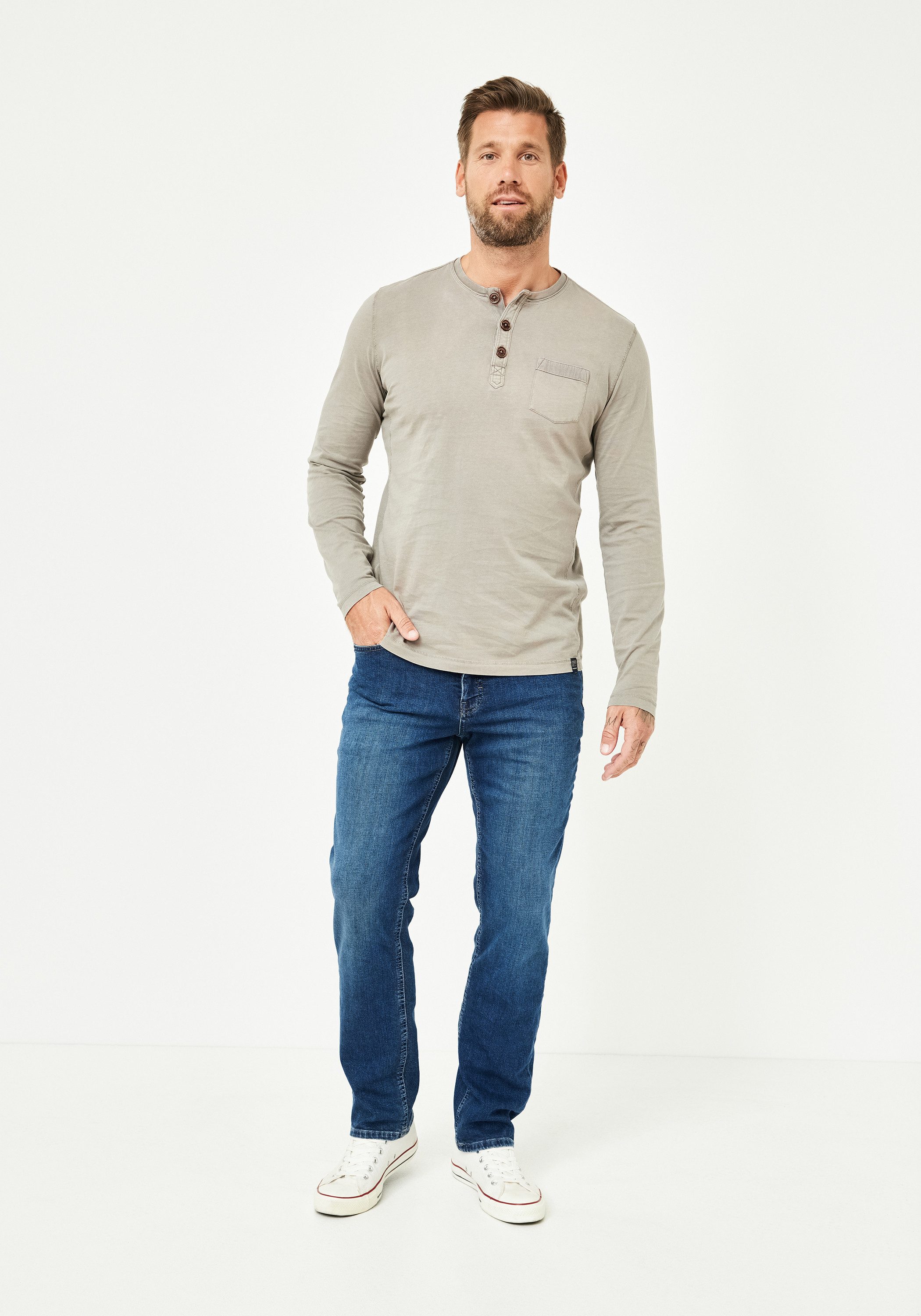 Paddock's Slim-fit-Jeans PIPE 5-Pocket-Jeans mit Motion & Comfort Stretch