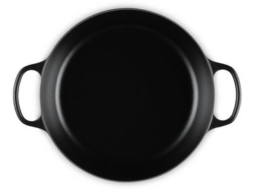 LE CREUSET Kochtopf Gourmet-Profitopf Signature rund schwarz matt 30cm