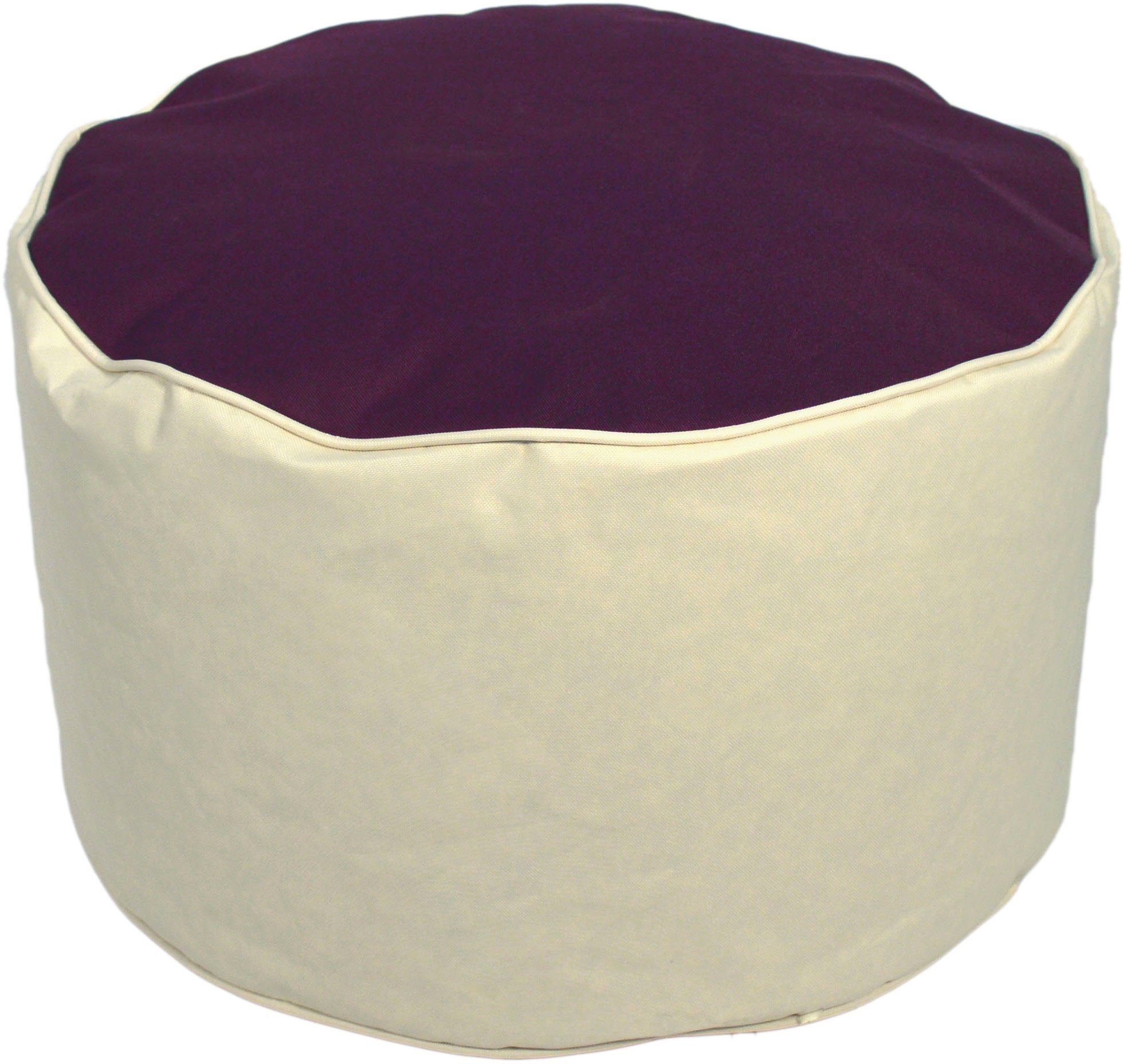 KiNZLER Sitzsack Sitzhocker BICO (1 St), zweifarbig, Outdoor geeignet, ideal im Wohnzimmer & Kinderzimmer