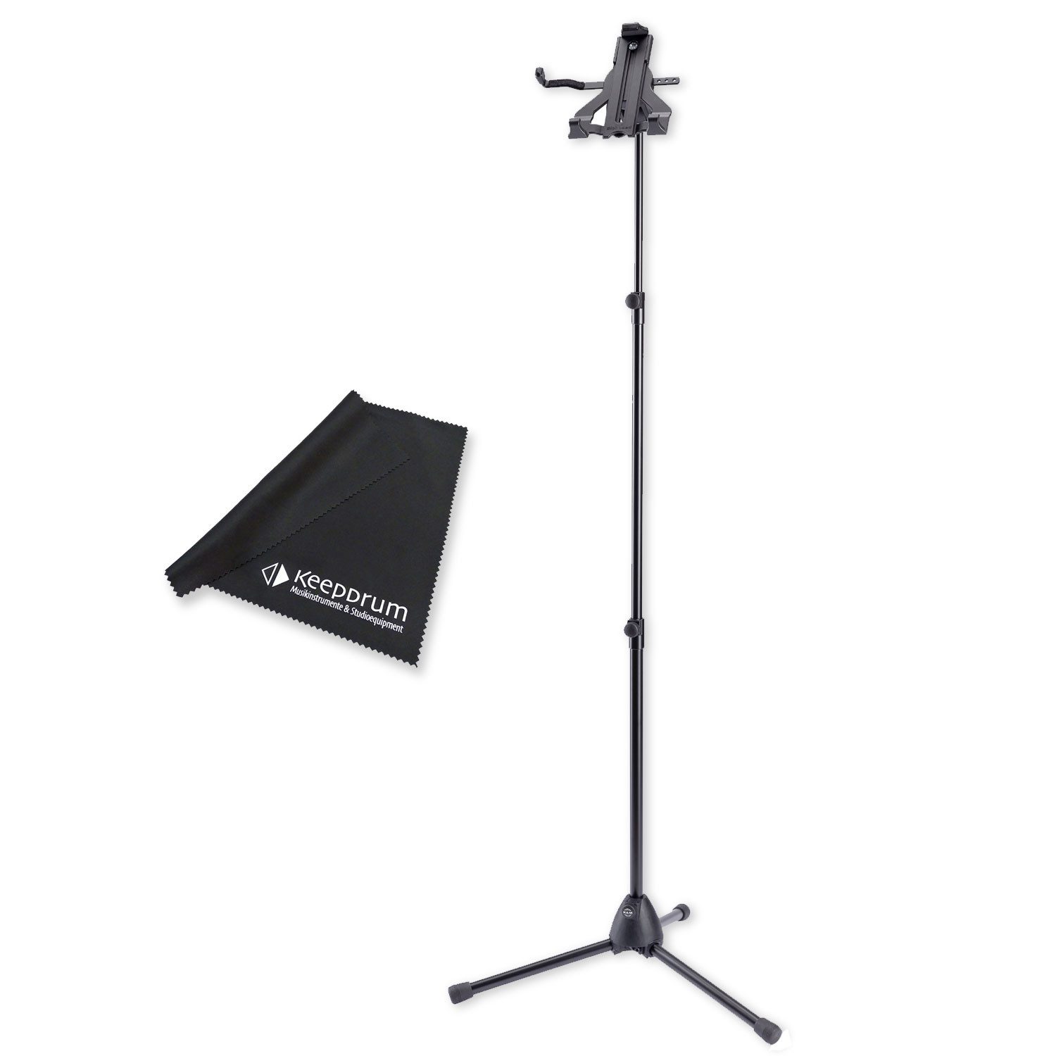 Mikrofonständer K-M Tablet-PC-Stativ 19775 Tablet Halter 10-16 Zoll mit Tuch