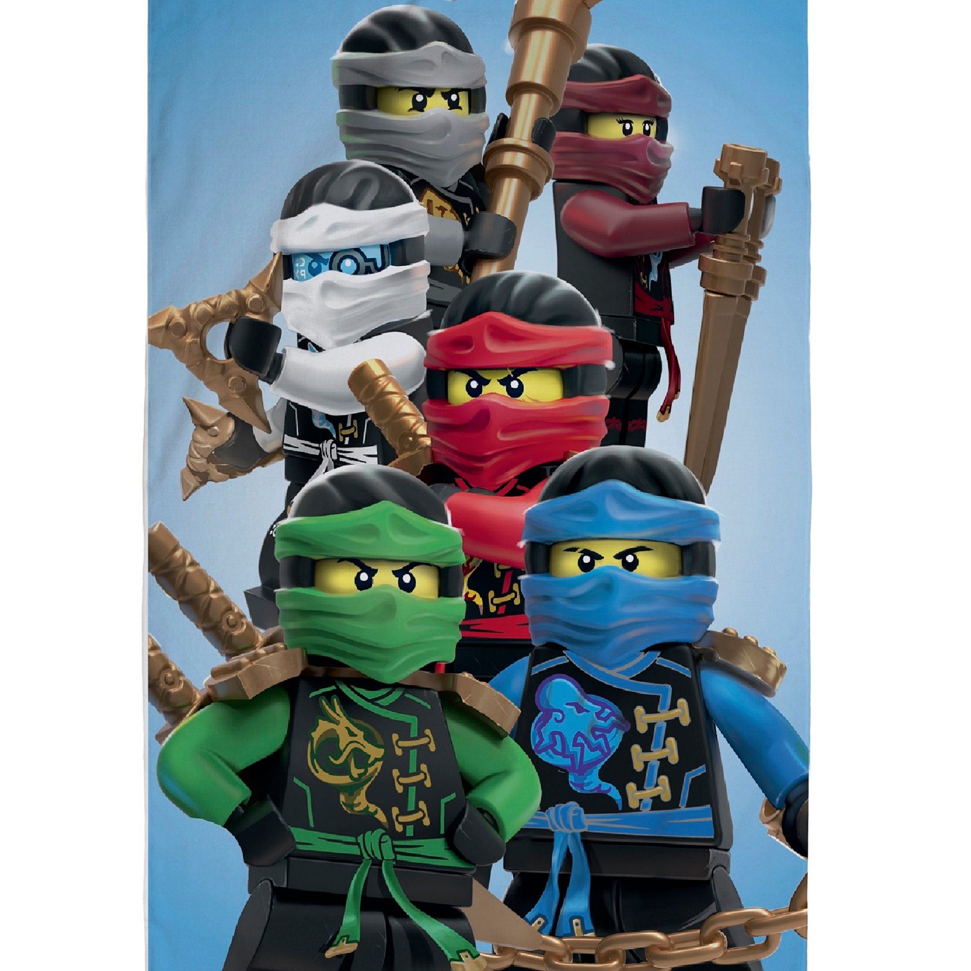 Familando Strandtücher Lego Ninjago Handtuch "Assemble" günstig online kaufen