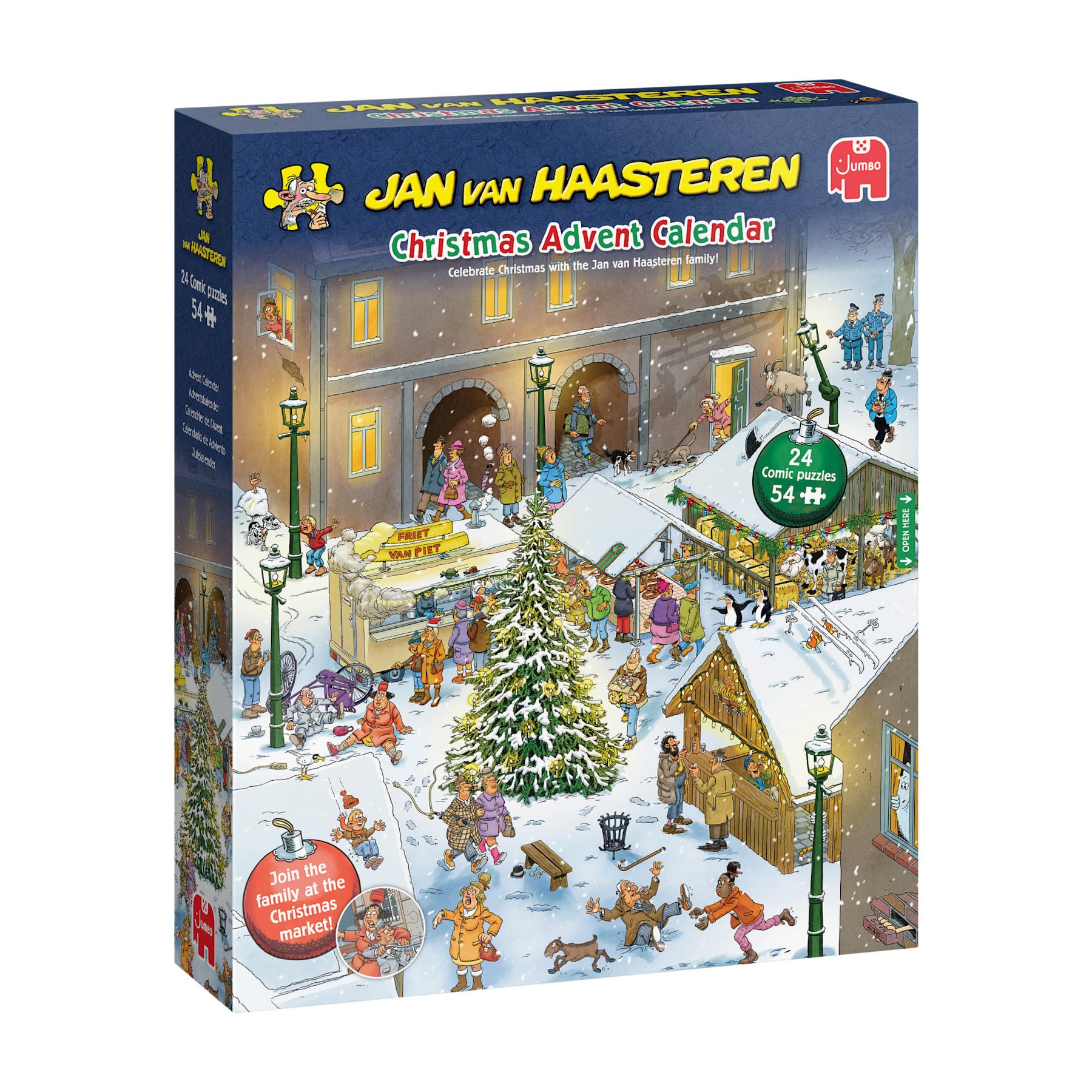 Jan van Haasteren Puzzle Jan van Haasteren Adventskalender 2026, 54 Puzzleteile