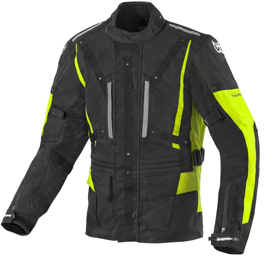 Berik Motorradjacke Spencer wasserdichte Motorrad Texiljacke herausnehmbares Innenfutter,wasserdicht