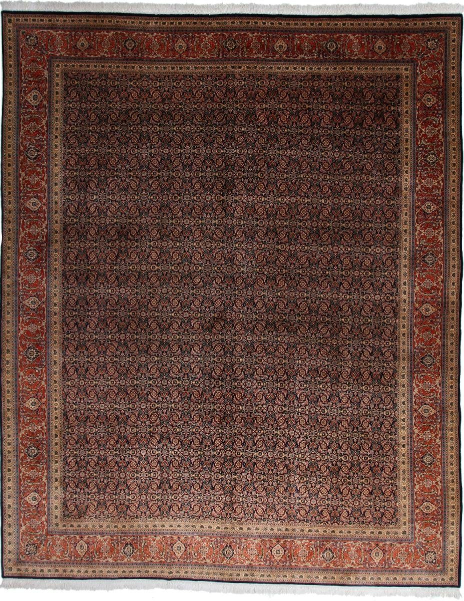 Orientteppich Indo rechteckig, 371x459 Nain mm 12 Täbriz Handgeknüpfter Trading, Orientteppich, Höhe: