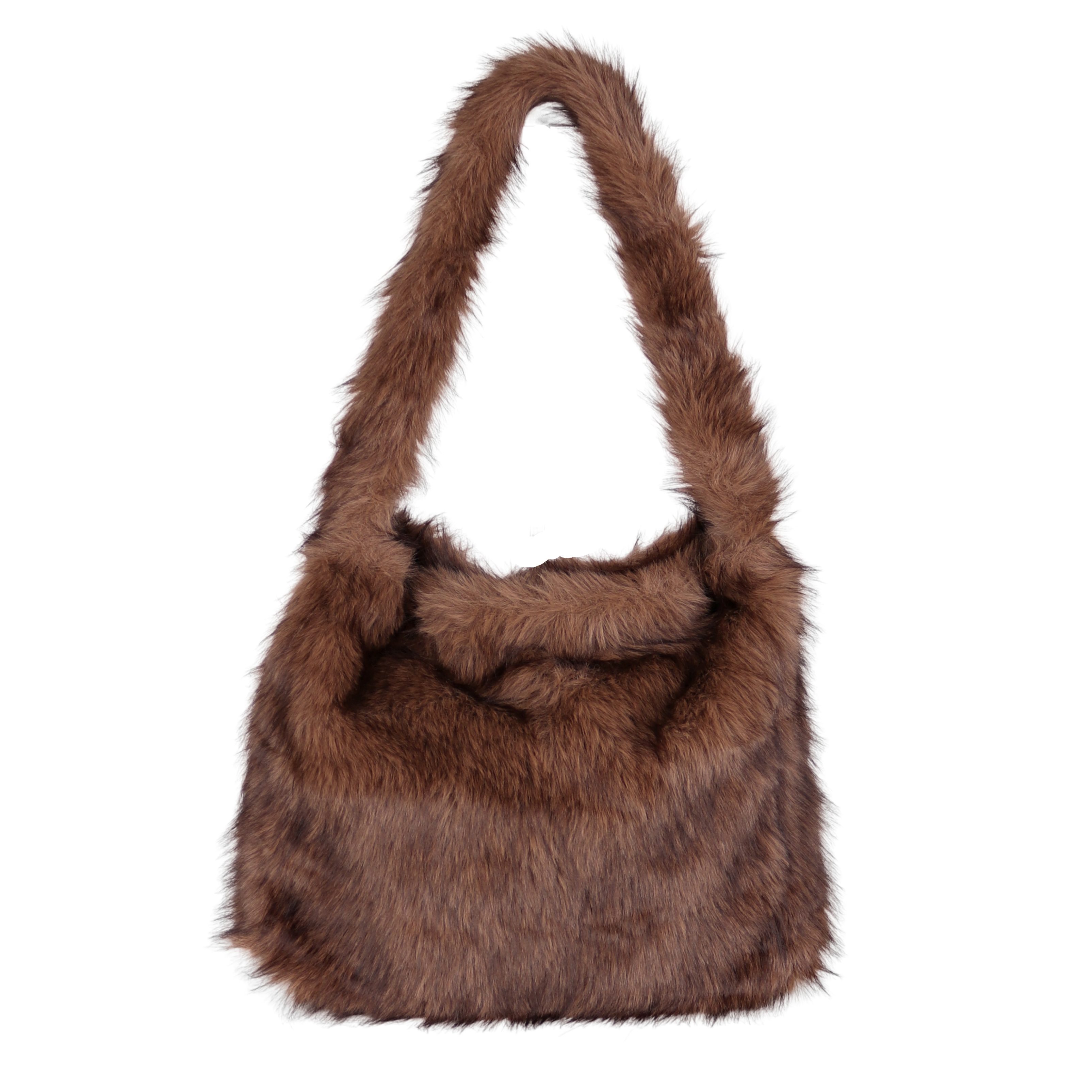 MIRROSI Umhängetasche aus Kunstfell Kuschelweich Schultertasche, günstig online kaufen