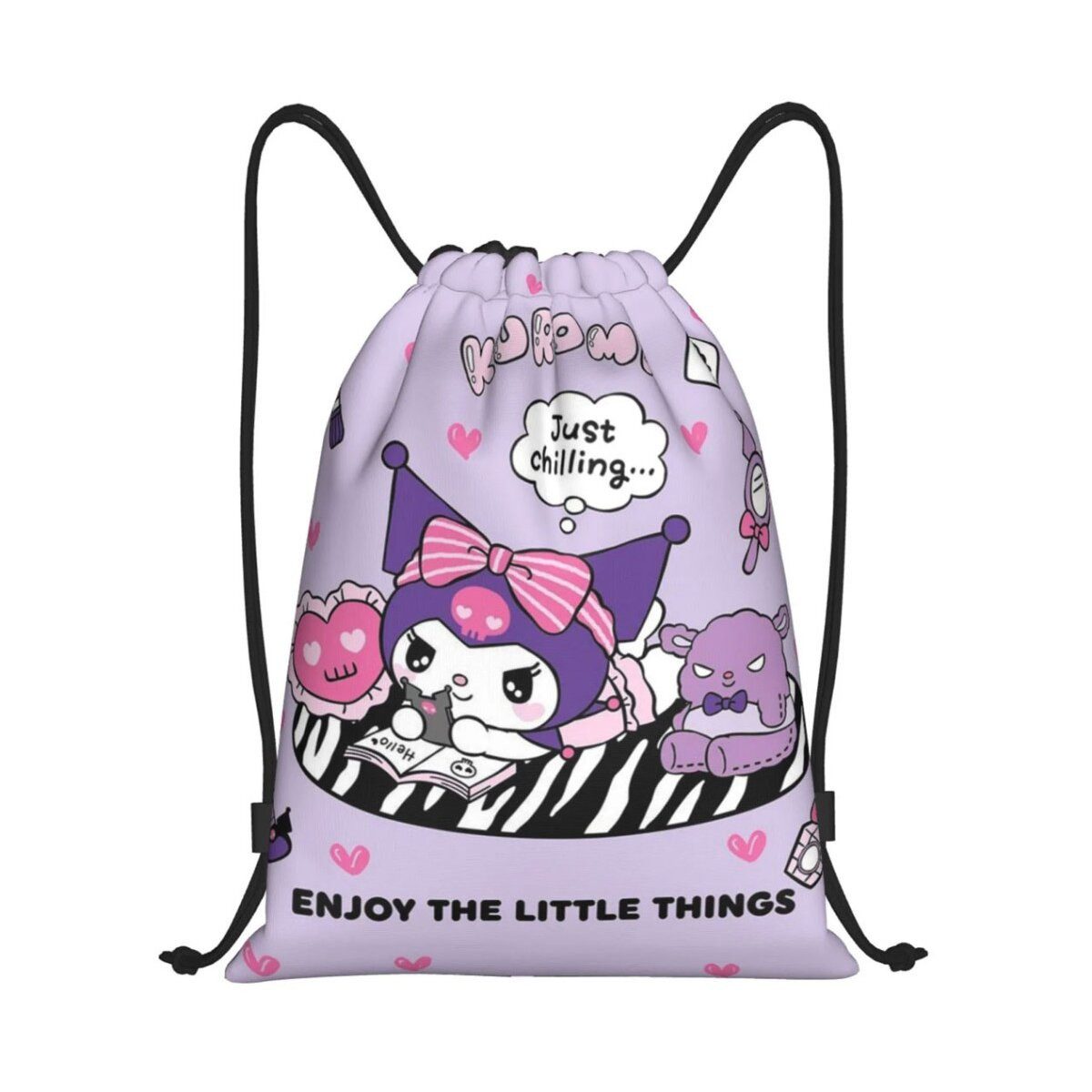 Hello Kitty Turnbeutel Hello Kitty Kuromi Sporttasche 40cm Tasche Kinder Sanrio (1-tlg)