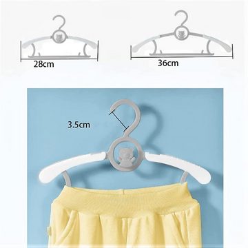 Caterize Kleiderbügel Babykleiderbügel Antirutsch 20 Stück, Ausziehbare Kinderkleiderbügel, (20-tlg)