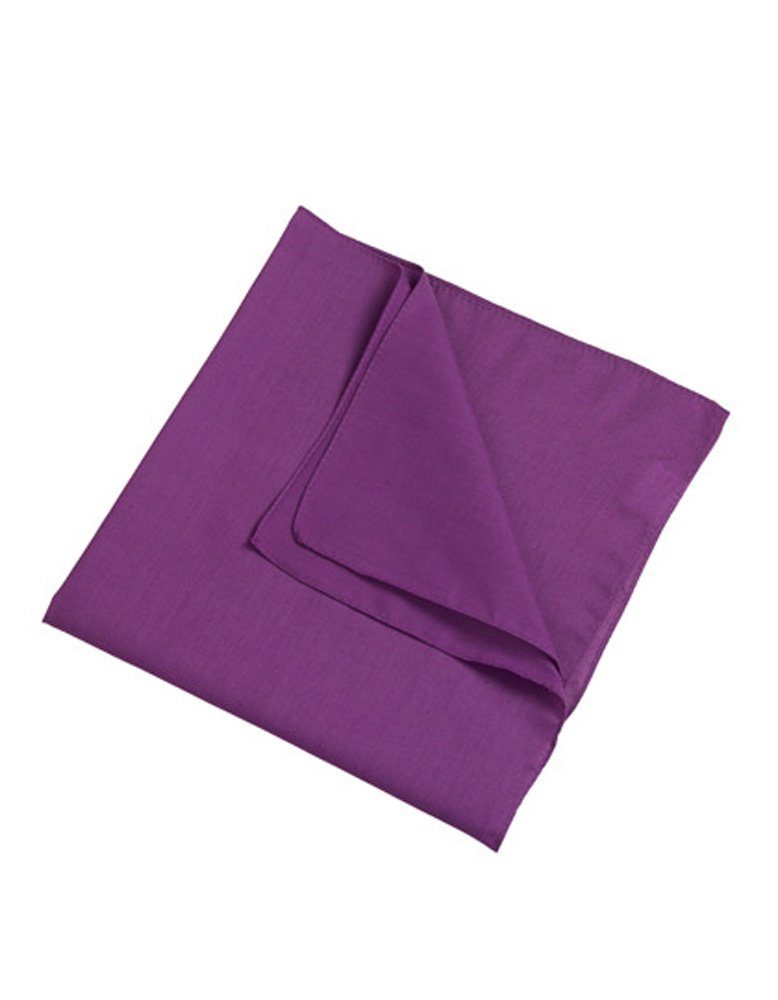 Bandana und Halstuch, Purple Kopftuch Baumwolle Polyester Goodman aus Design Bandana