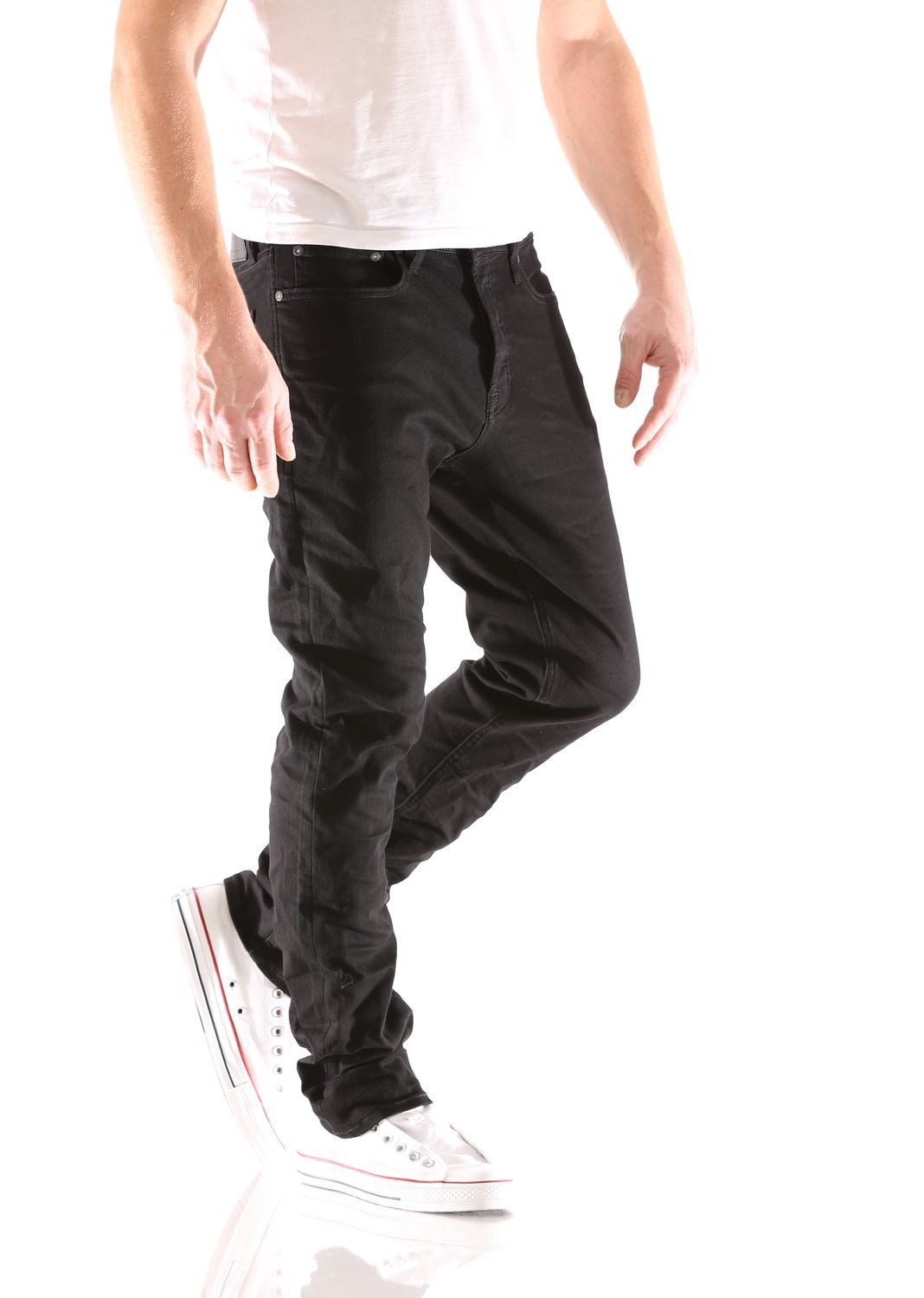 Jack & Jones Slim-fit-Jeans Jack & Jones Tim Original Slim Herren Jeans – Bild 2 von 3