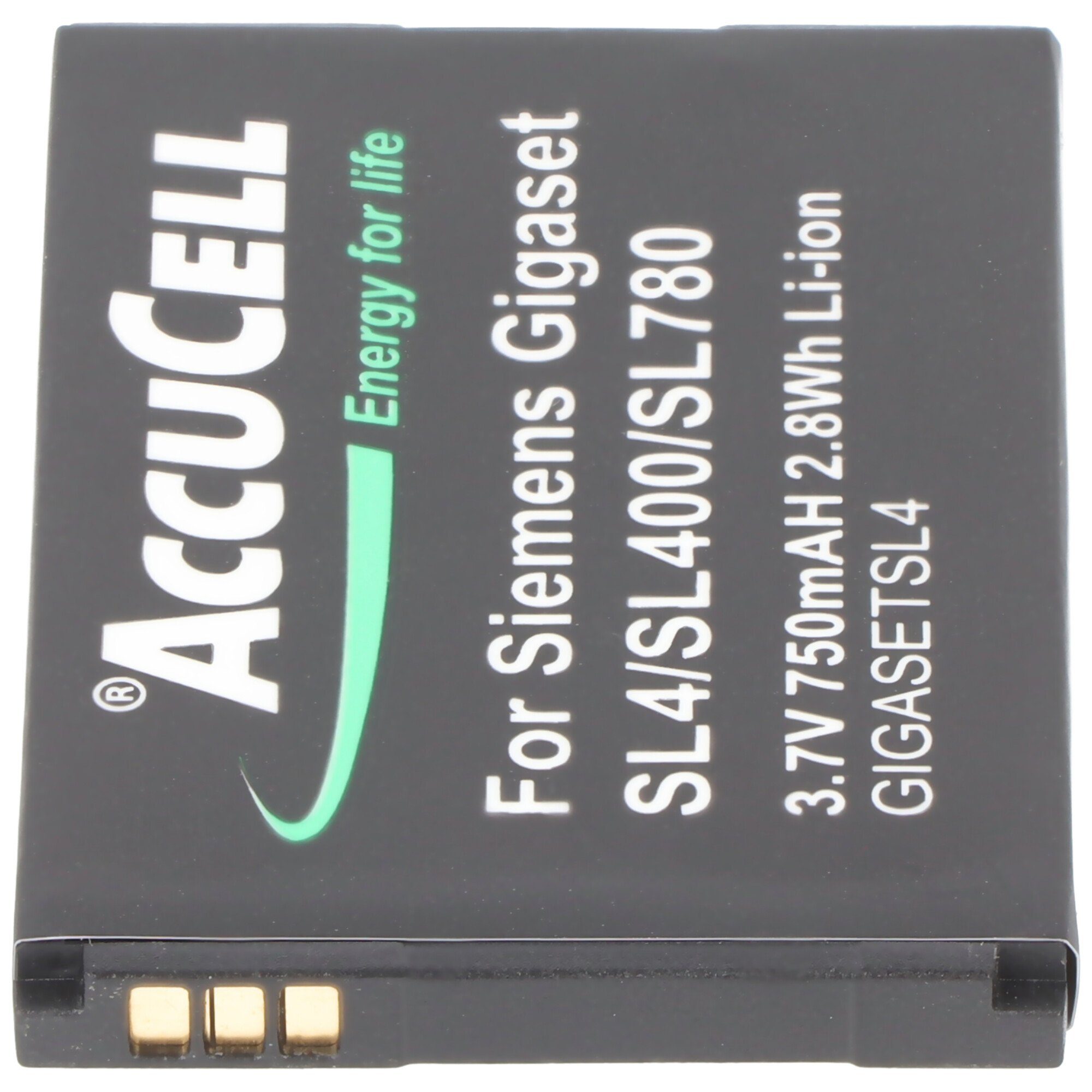 AccuCell Akku (3,7 V) Akku Siemens Gigaset V30145-K1310K-X444, mAh 700 passend V30145-K1310-X44 für