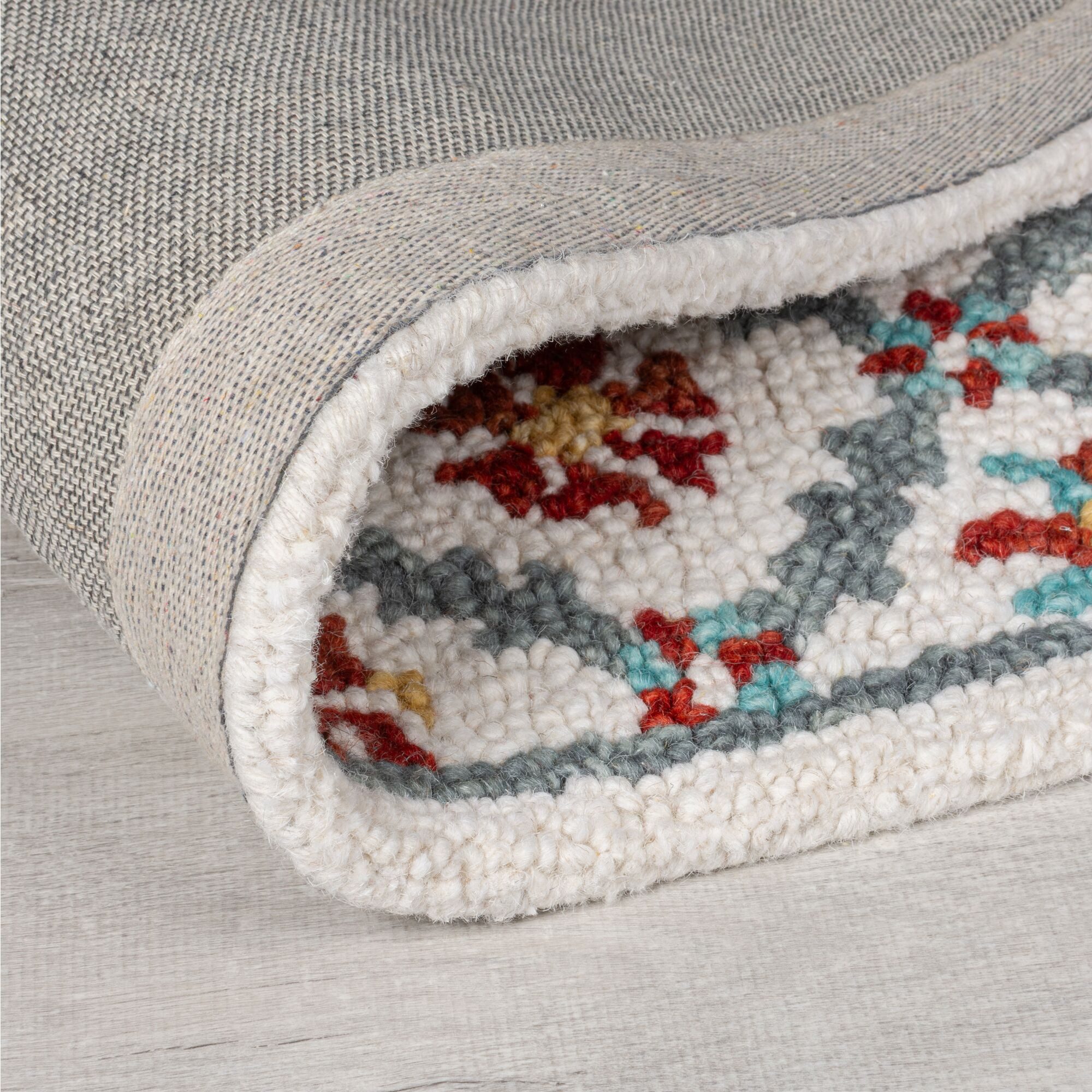 FLAIR RUGS Wollteppich Iris Traditional, rechteckig, günstig online kaufen