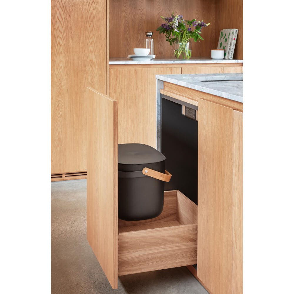 Eva Solo Mülleimer Reflect für 2 Beutel, Black, 16 L