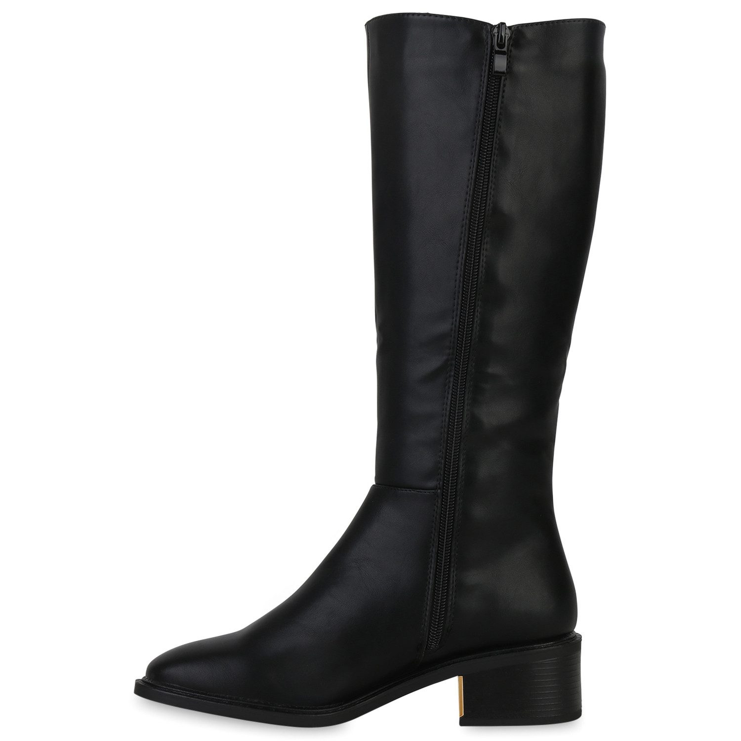 VAN HILL 840543 Stiefel Damen Leicht Gefütterte Klassische Stiefel Basic Boots