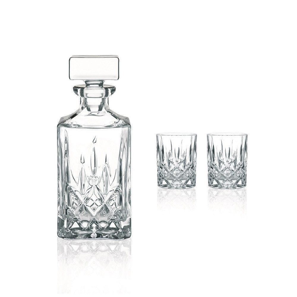 Nachtmann Gläser-Set Nachtmann Noblesse Whisky Set 3 tlg., Kristallglas
