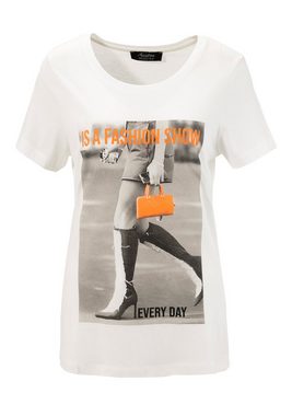 Aniston SELECTED T-Shirt mit topmodischem Print "every day is a fashion show"- NEUE KOLLEKTION