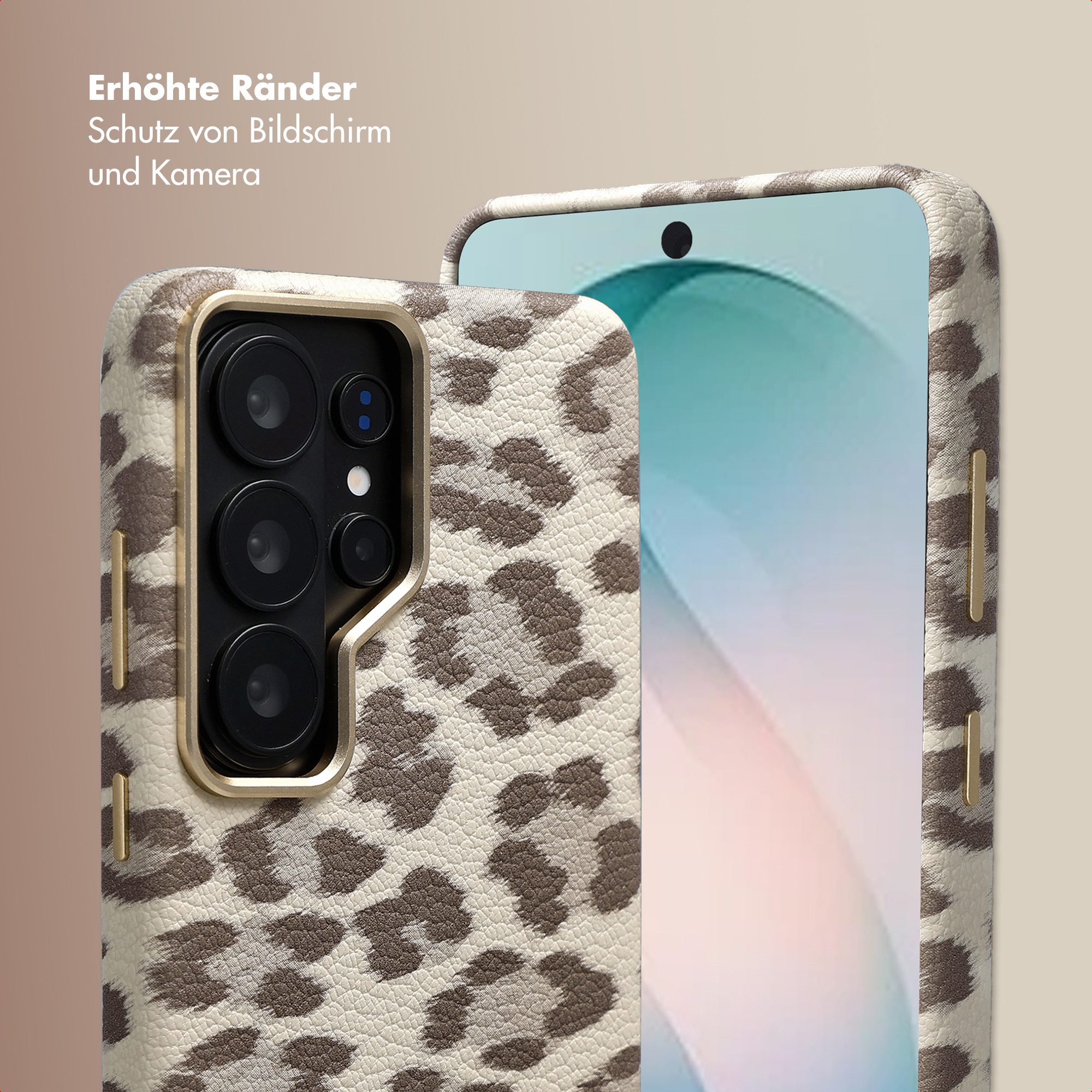 Selencia Backcover Selencia Sabi Backcover Leopardenmuster mit MagSafe Samsung Galaxy S26 – Bild 5 von 5