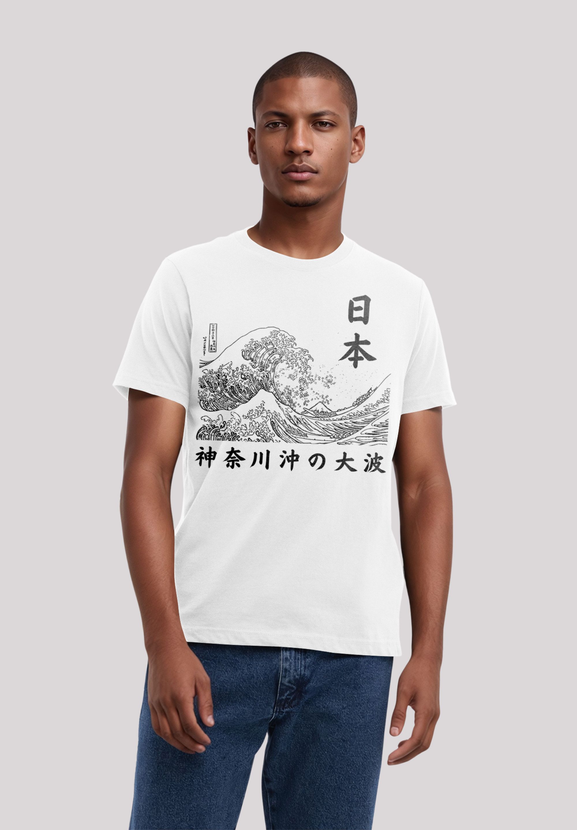 F4NT4STIC T-Shirt Kanagawa Welle Golden Gai günstig online kaufen