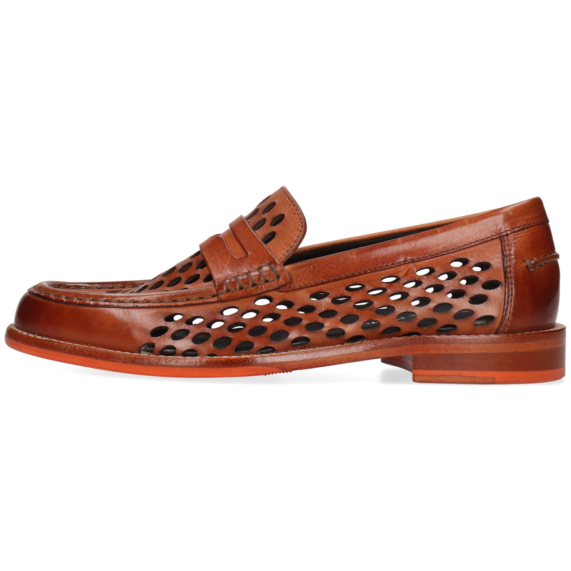 Melvin & Hamilton Gianna 23 Leder-Loafers für Damen Loafer Flache Absätze, Echtes Leder, Vegetabile Gerbung