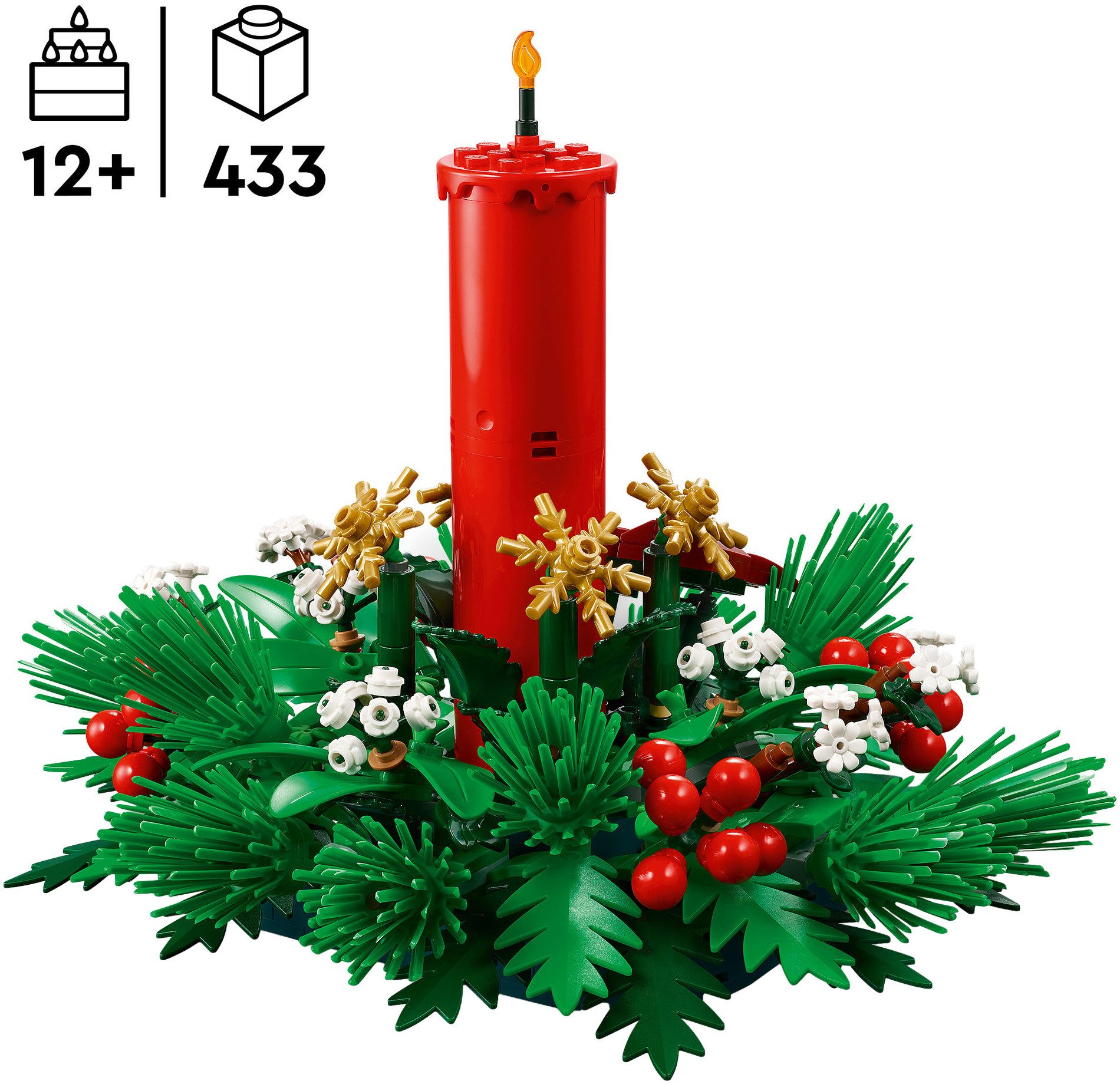 LEGO® Weihnachtsgesteck (40743), LEGO Iconic Konstruktionsspielsteine, (433 St), Made in Europe