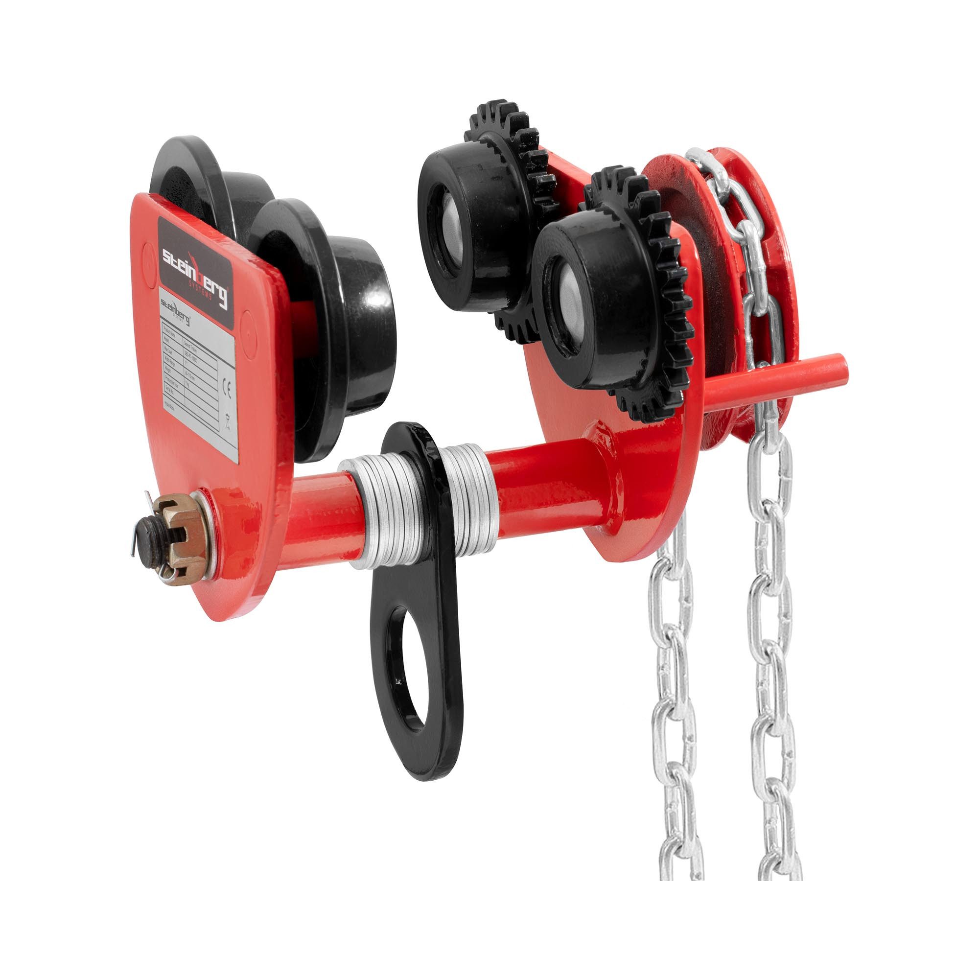 Steinberg Systems Seilwinde Rollfahrwerk Krankatze Laufkatze Handfahrwerk 1.000 kg 70-110 mm mit, verschiedene Produktvarianten