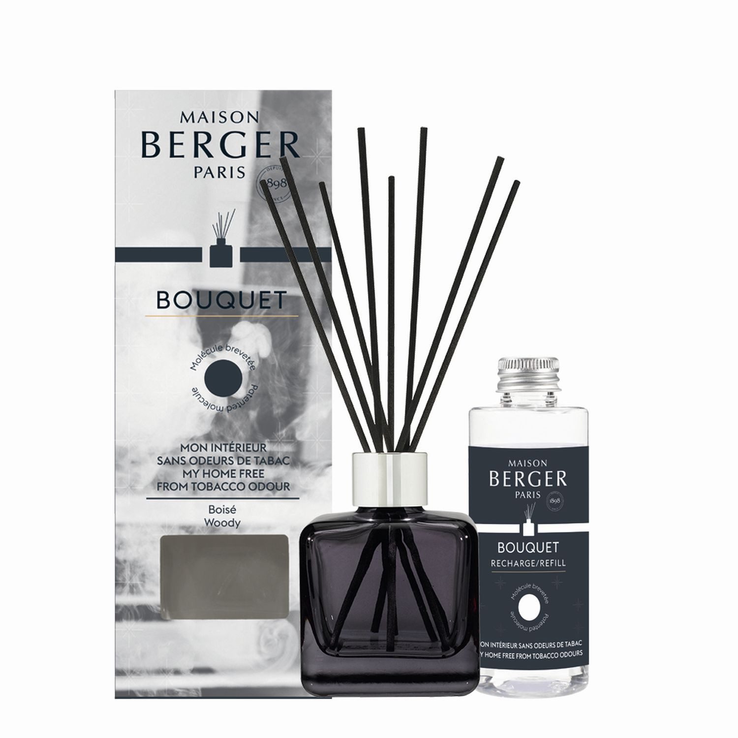 MAISON BERGER PARIS Raumduft Bouquet mit Nachfüller Mein Zuhause ohne Tabakgerüche 100 ml