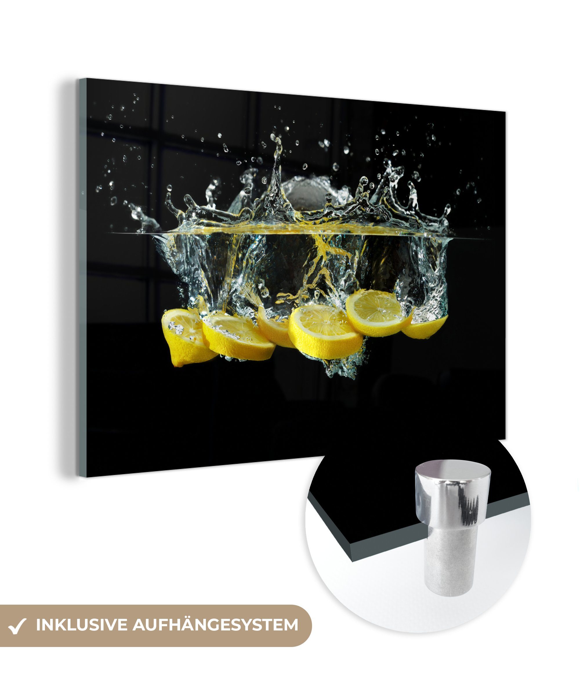 MuchoWow Acrylglasbild Zitrone - Frucht - günstig online kaufen