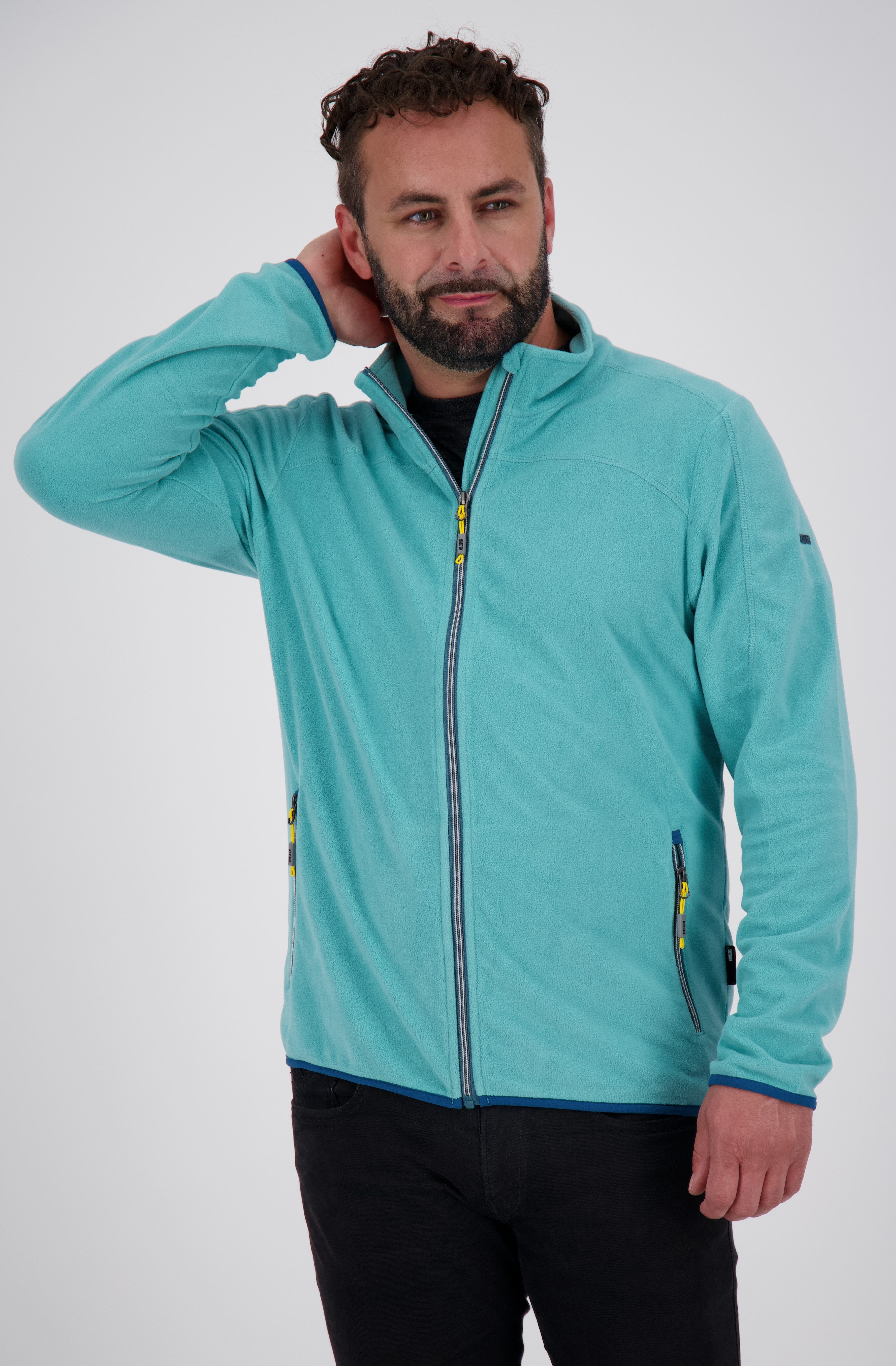 DEPROC Active Fleecejacke KIRKVALE II MEN weiche Fleecejacke in traditioneller Optik