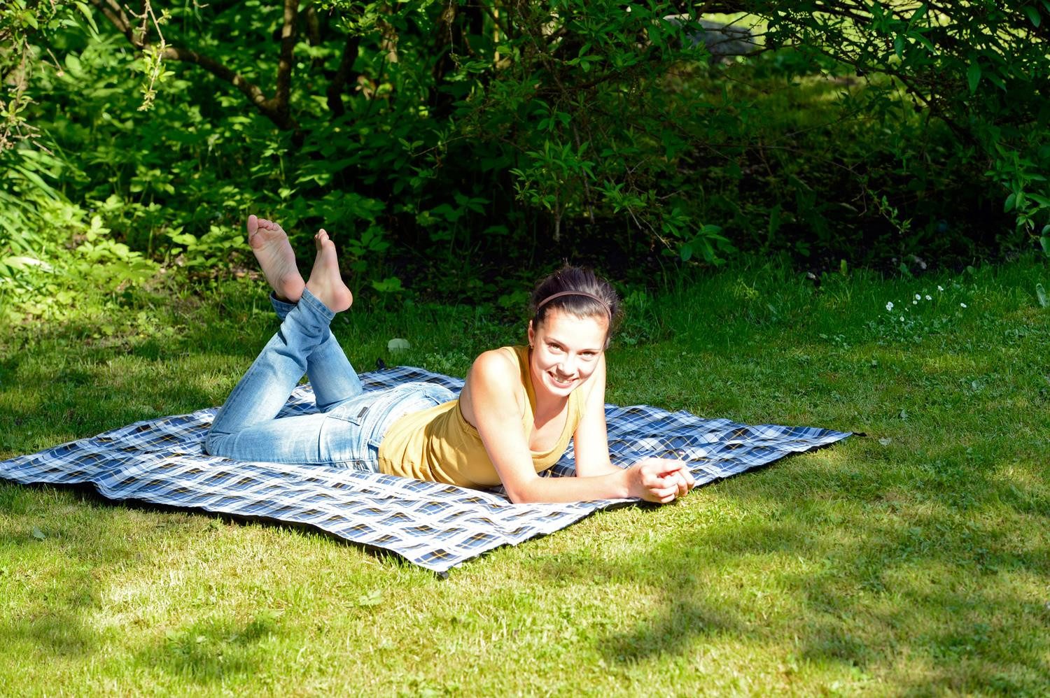 Picknickdecke AMAZONAS Outdoor-Decke Travel Blanket ultra-light, Amazonas – Bild 3 von 4