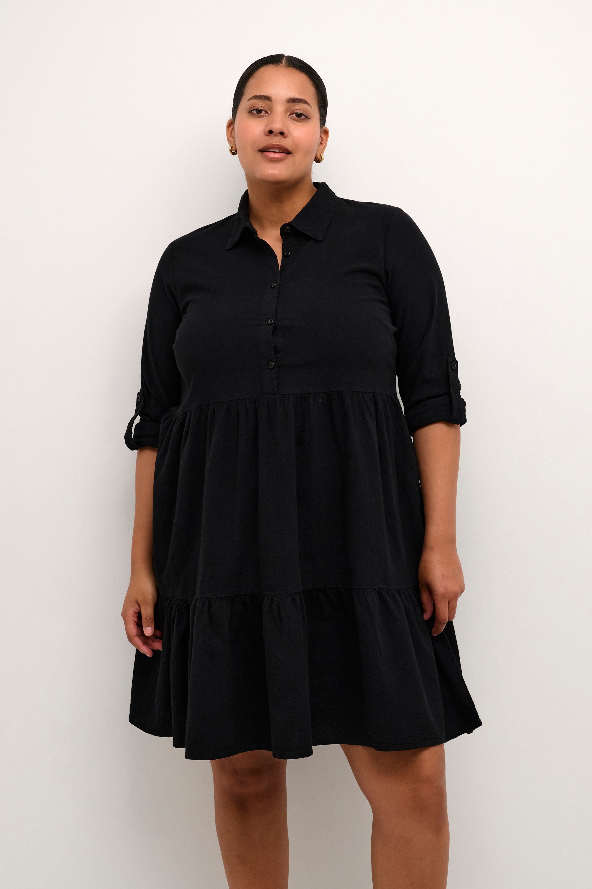 KAFFE Curve Jerseykleid Kleid KCnana Große Größen