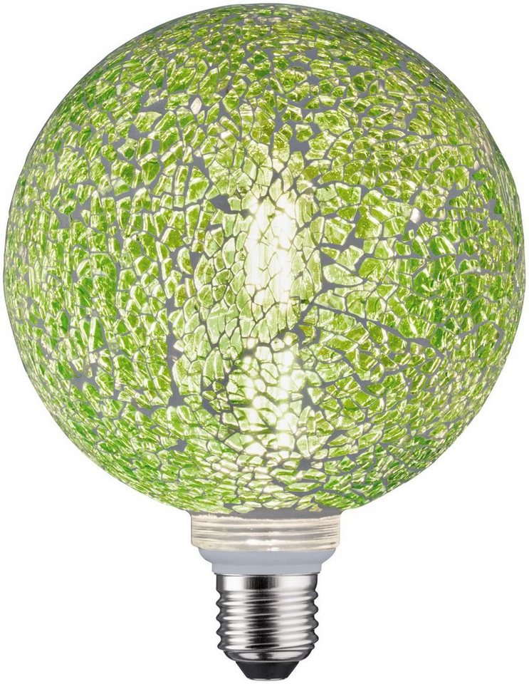 Paulmann »Miracle Mosaic Grün E27 2700K dimmbar« LED-Leuchtmittel, E27, 1 Stück, Warmweiß-HomeTrends