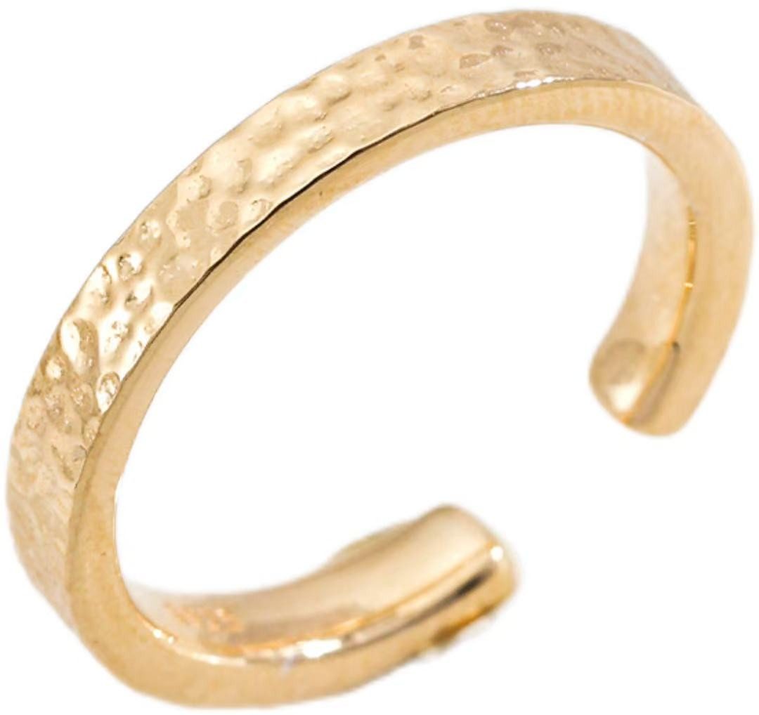 Jumpeak Silberring Ring 925 silber damen,Ring verstellbar, 18K vergoldet,Ring vergoldet, Damen geschenk, Mama tochter geschenk,Geschenk für frau