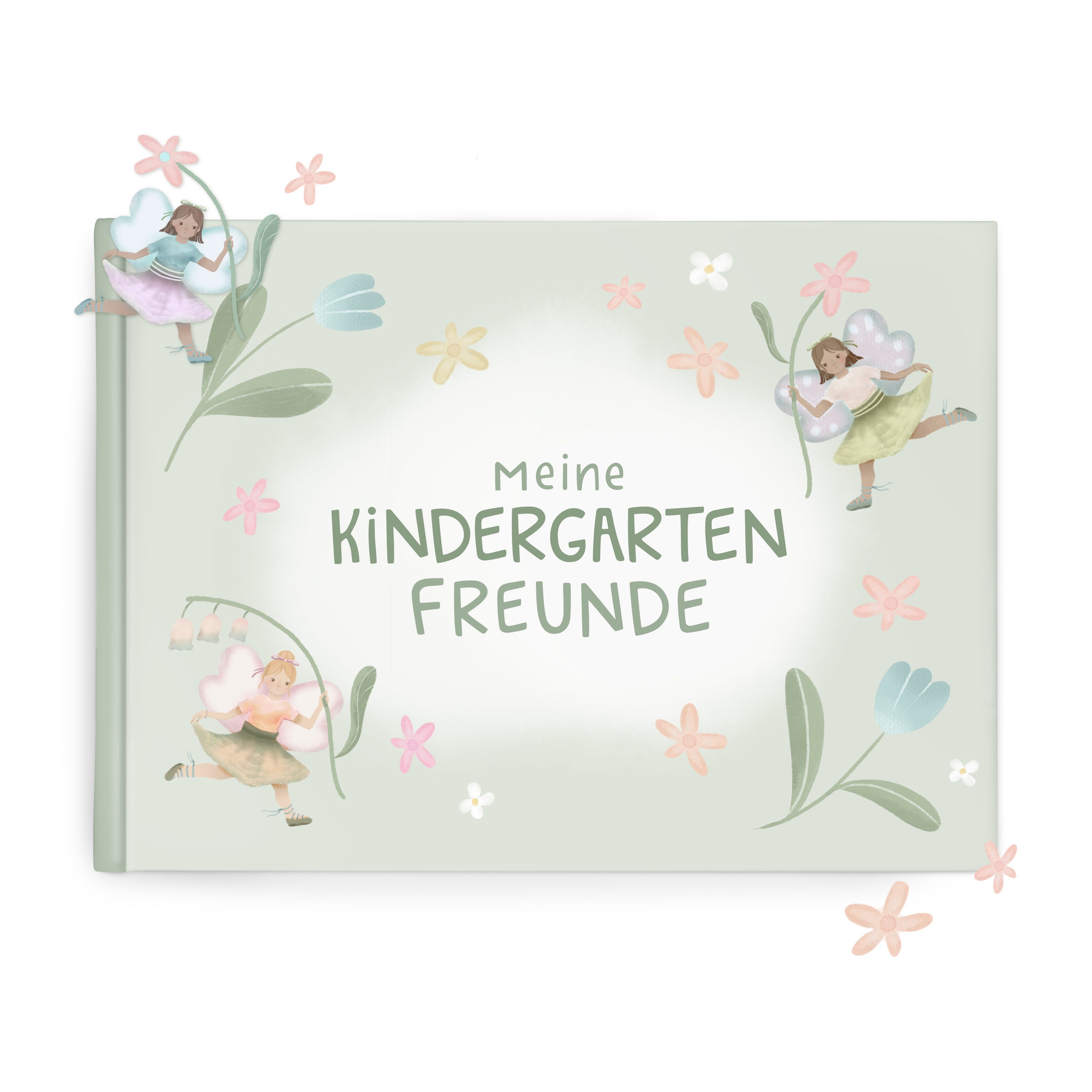 mintkind Freundebuch Freundebuch Kindergarten - Erinnerungsbuch 96 Seiten