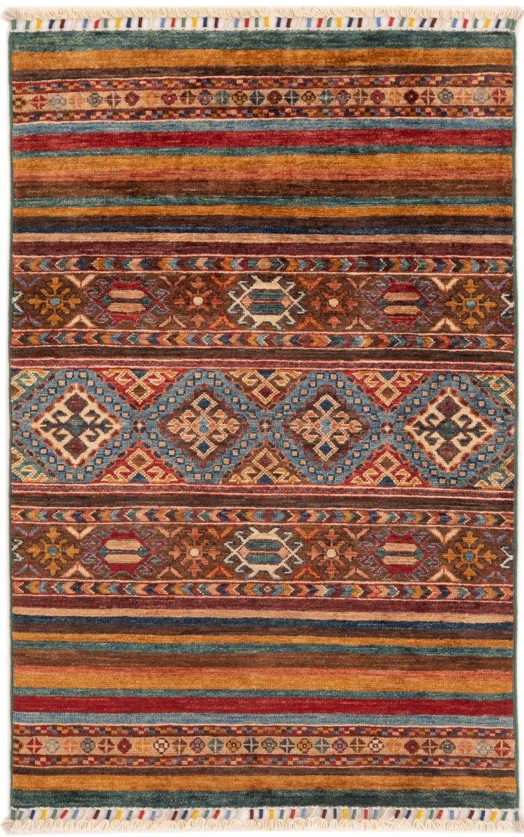 Orientteppich Arijana Shaal 81x126 Handgeknüpfter Orientteppich, Nain Trading, rechteckig, Höhe: 5 mm