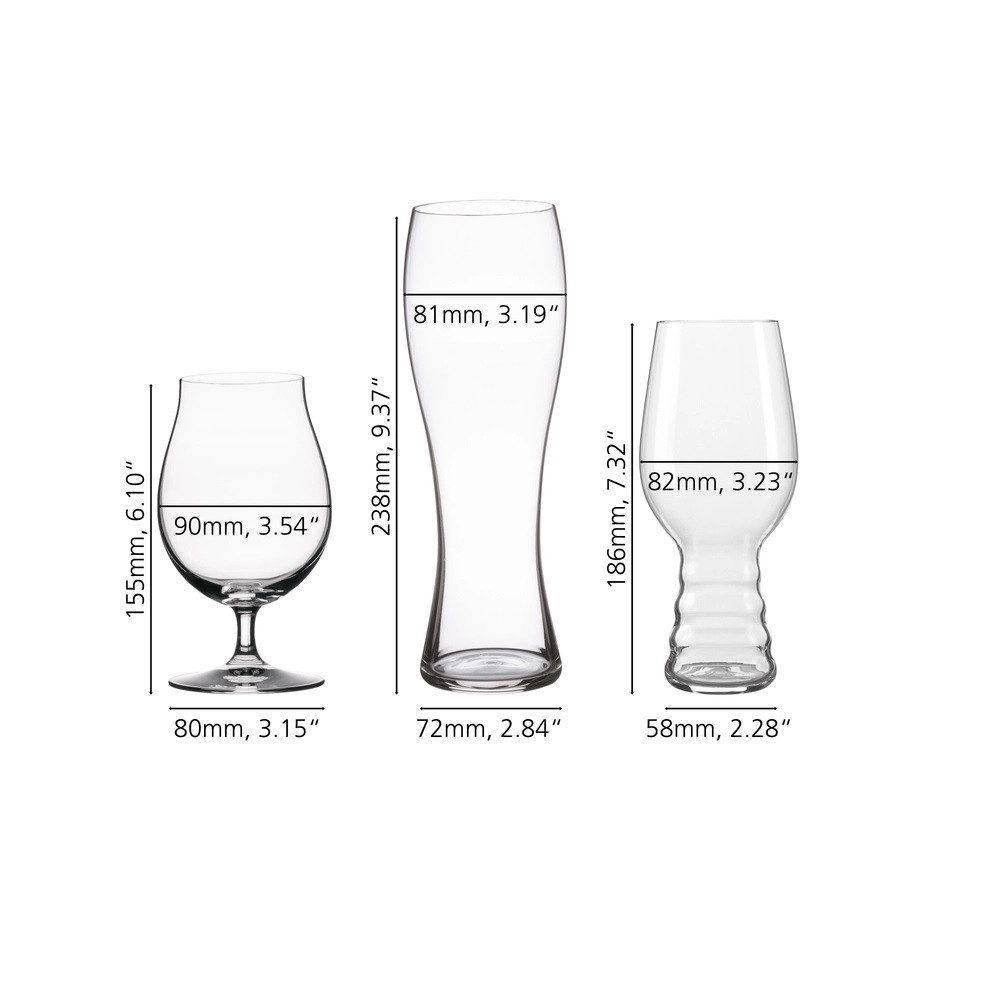 SPIEGELAU Bierglas Spiegelau Bier Tasting Kit 3 tlg., Kristallglas