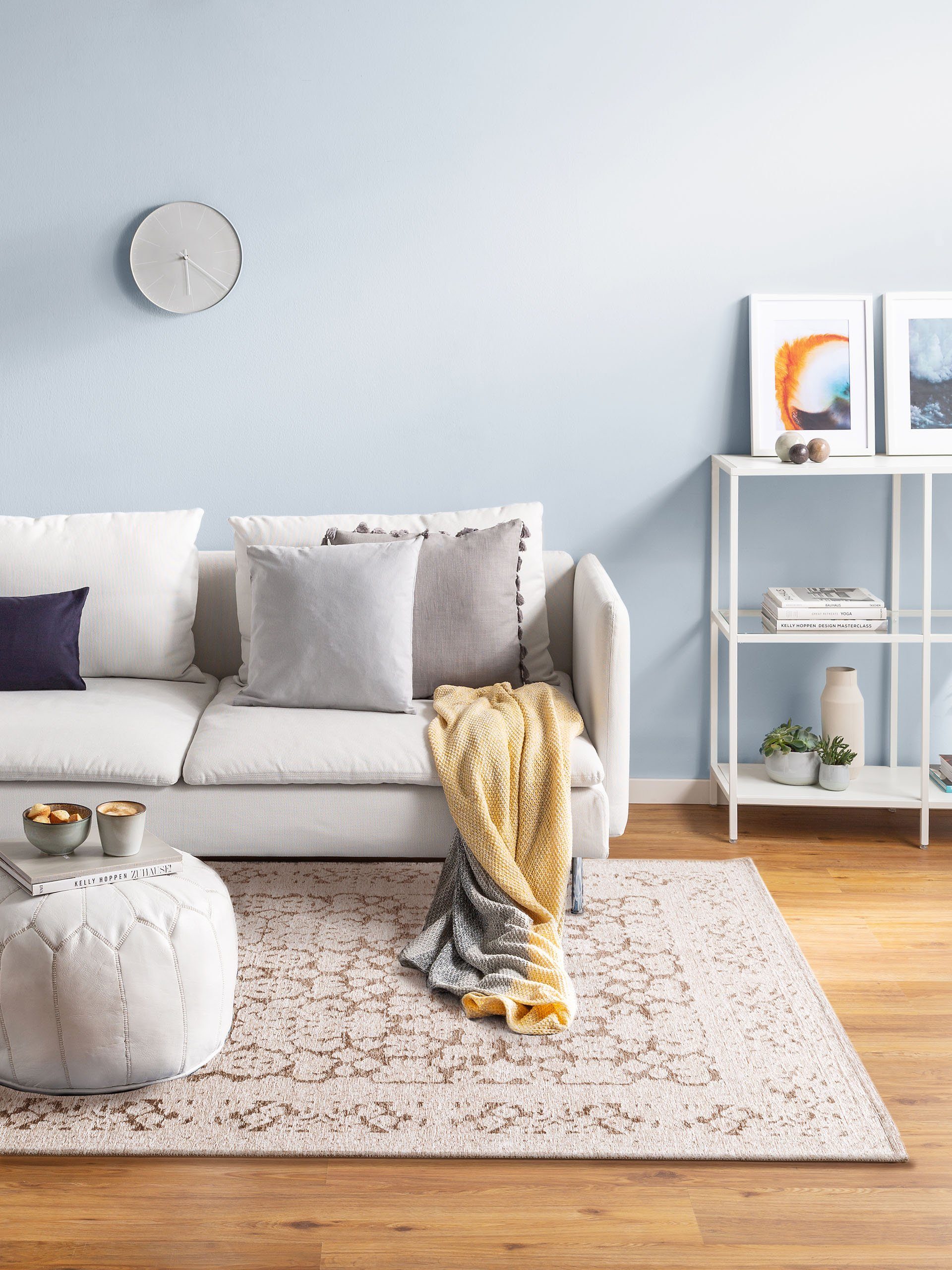 benuta Teppich Tosca, rechteckig, Höhe: 5 mm, Kunstfaser, Berber, Ethno-Style, Wohnzimmer