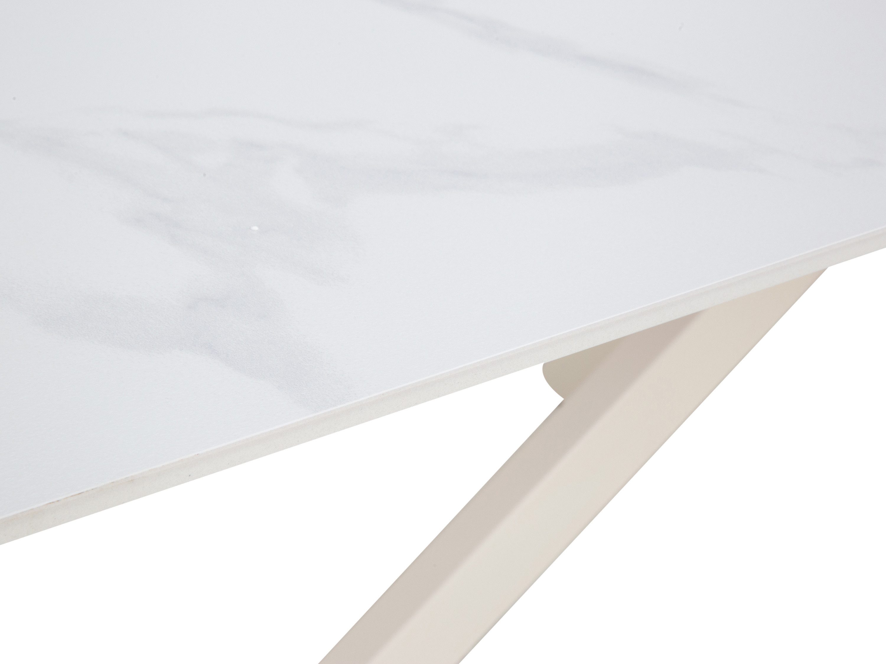 SANSIBAR LIVING Esstisch Esstisch SANSIBAR HERNING LBH 100x200x76 cm weiß Esszimmertisch