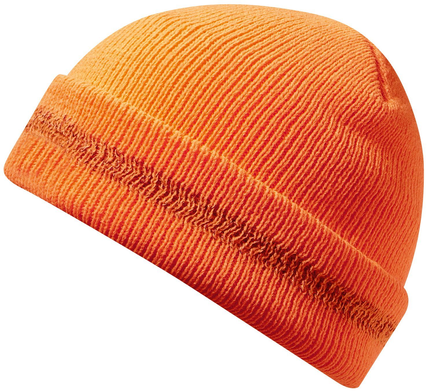 Elutex Strickmütze Strickmütze in Signalfarben gelb oder orange Signalmütze Drückjagd