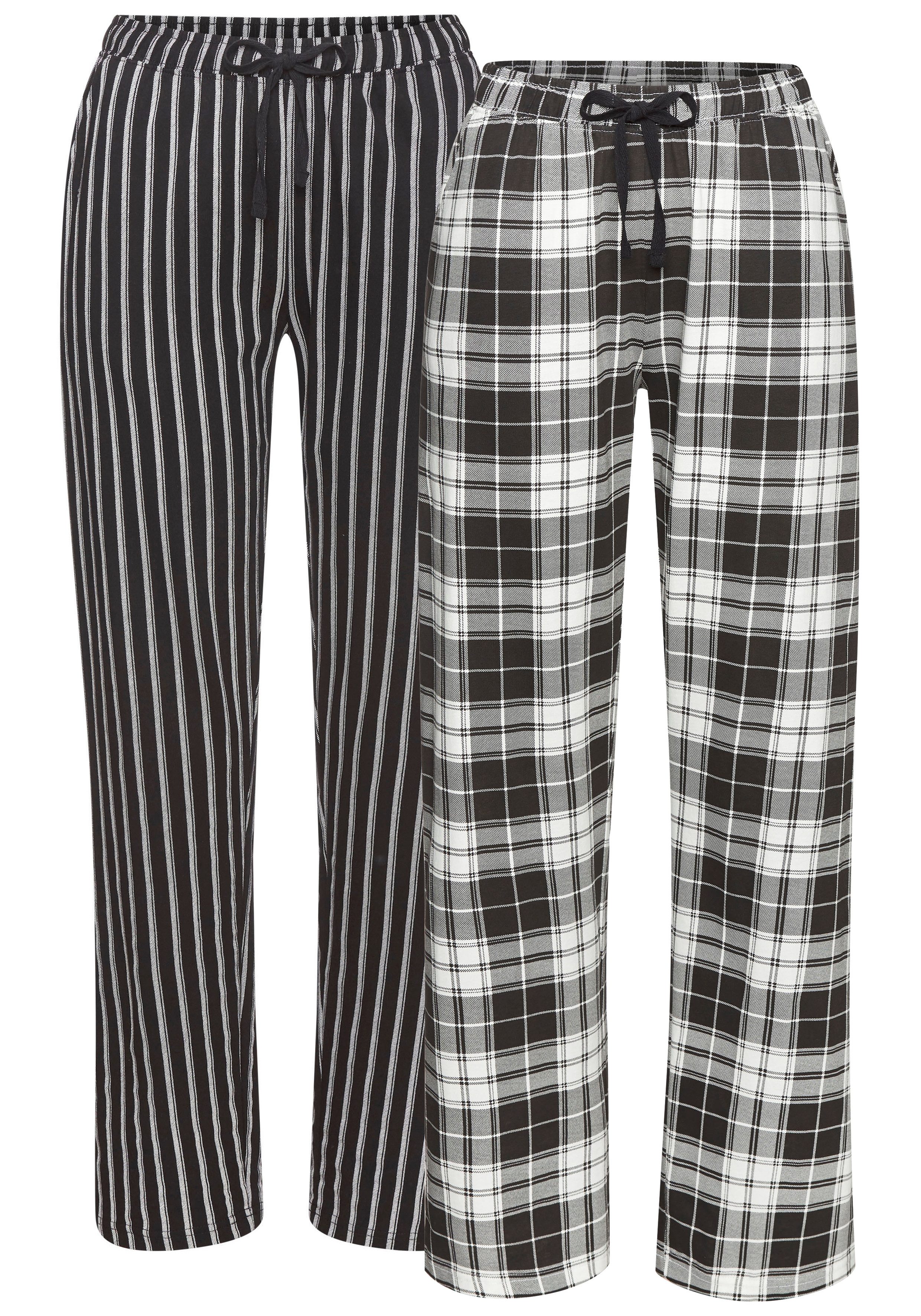 Vivance Dreams Pyjamahose (Packung, 2-tlg) Mit günstig online kaufen