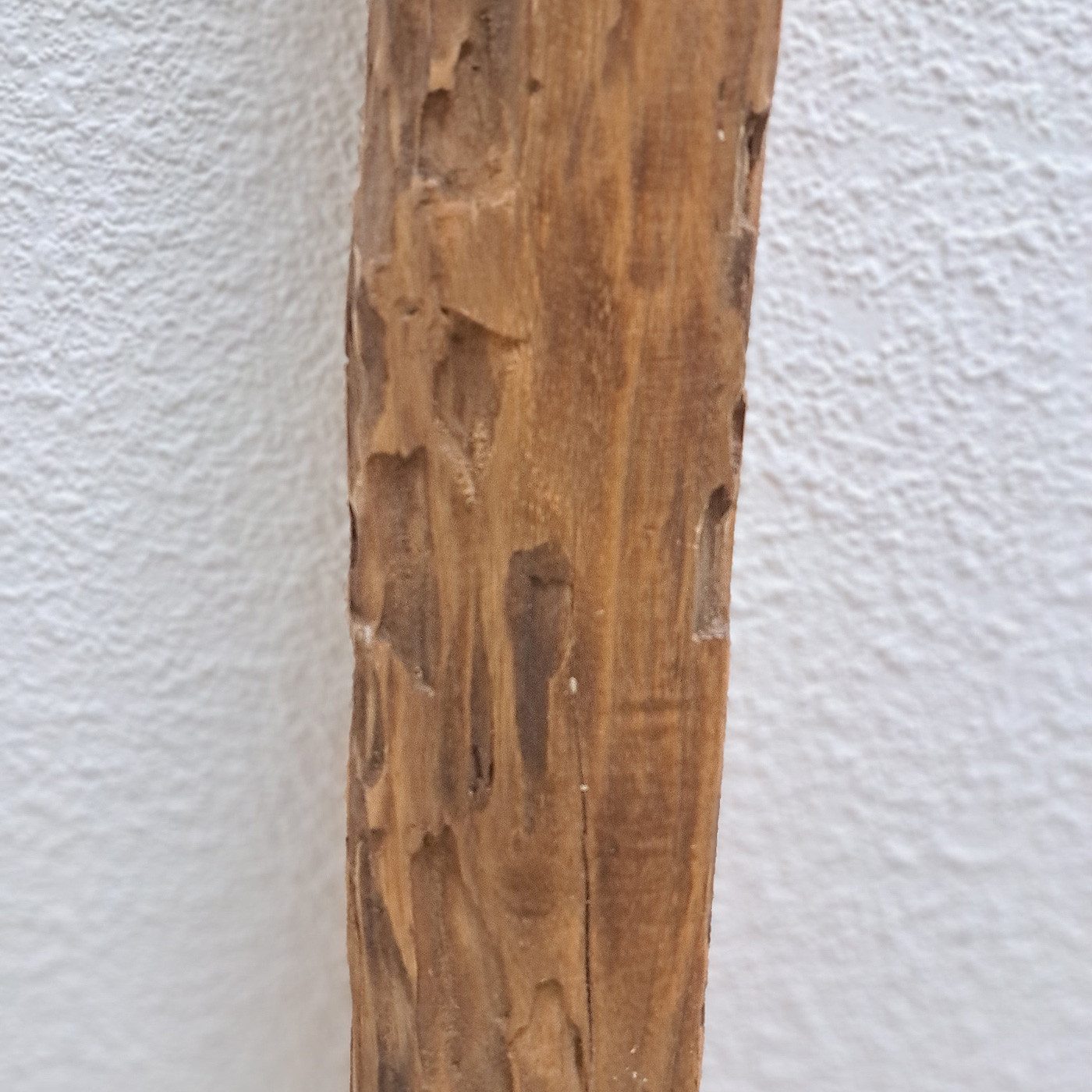Möbel Akut Wandgarderobe Wandgarderobe 145 cm Teakholz mit 3 Haken B/H/T: 34/145/30 cm – Bild 4 von 4