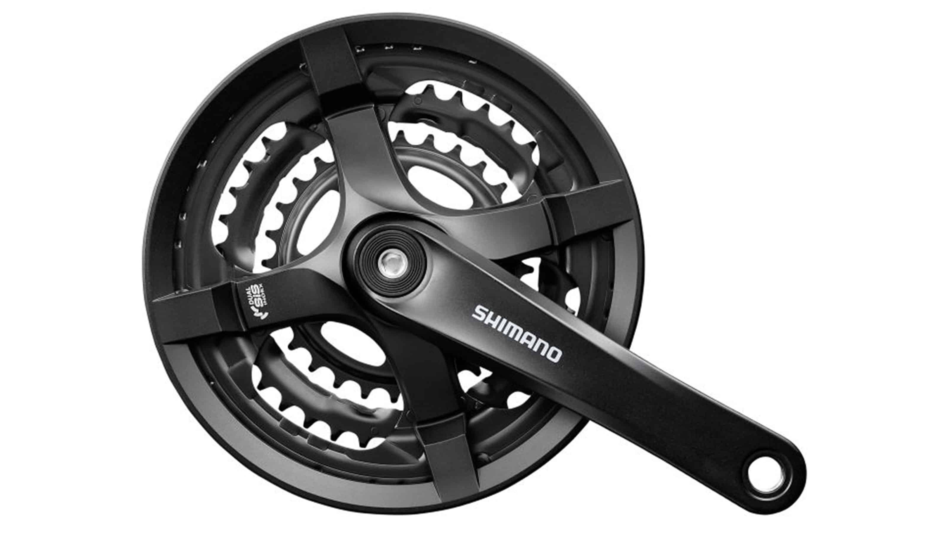Shimano Fahrradkurbel Tourney Kettenrad Garnitur 28 38 48 Z schwarz 3x8 7 6 fach FC