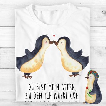Mr. & Mrs. Panda T-Shirt Pinguin Liebe - Weiß - Geschenk, Shirt, Tshirt, Geburstag, Ehefrau, J (1-tlg)