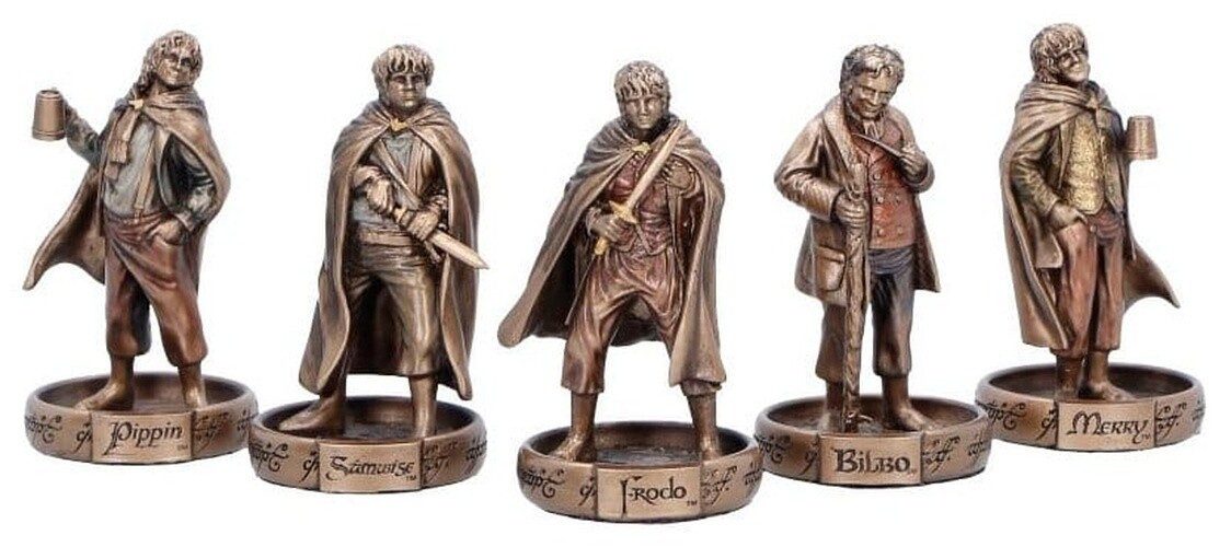 Nemesis Now Merchandise-Figur Lord of the Rings Minifiguren The Hobbits of the Shire 7 cm