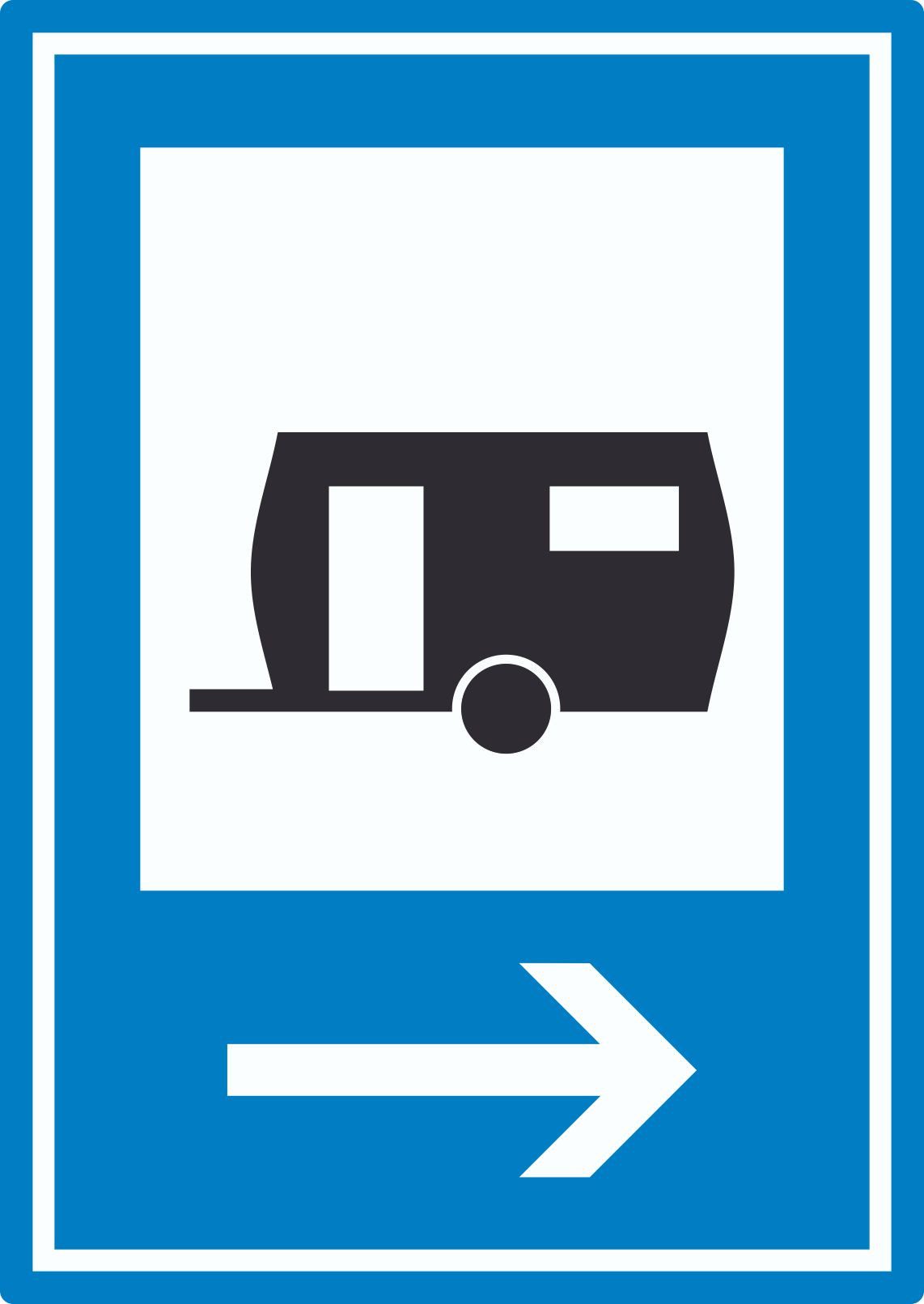 HB-Druck Aufkleber Wohnwagen rechts Aufkleber, wetterfest, UV-beständig, kratzfest