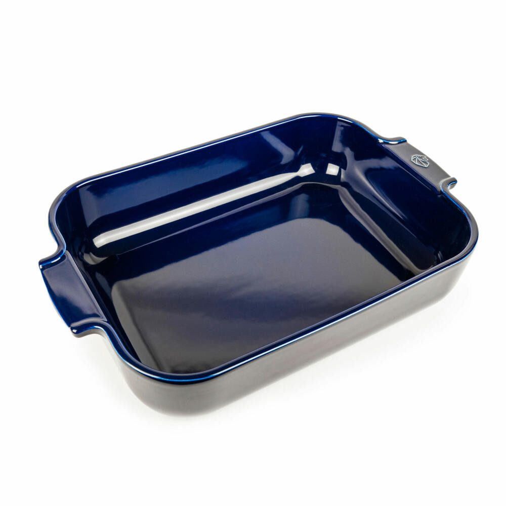 PEUGEOT Auflaufform APPOLIA Keramik 36cm Rechteckig Blau Spülmaschinen, Keramik, Keramik