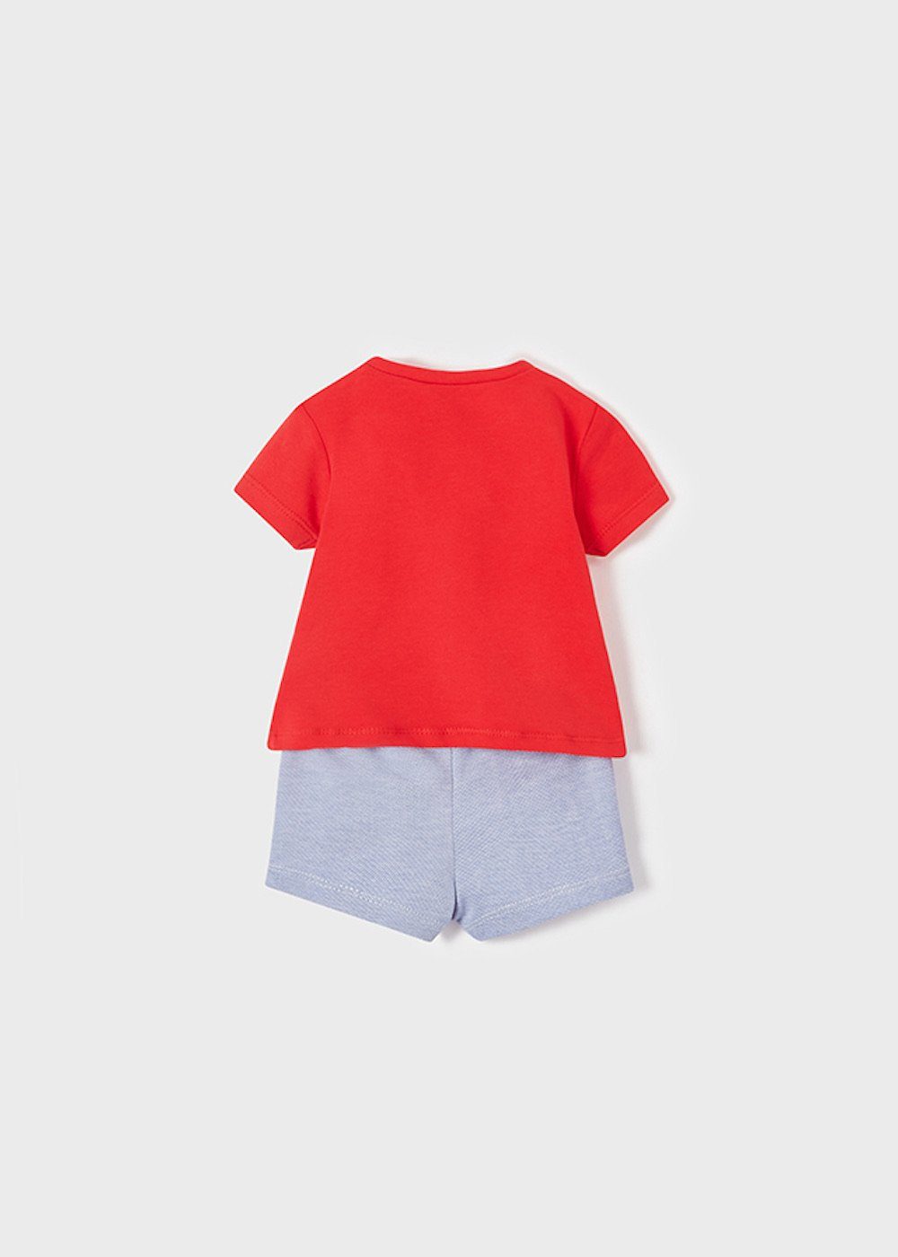 Motiv T-Shirts Shorts 4-teilig Red Shirt & Shorts Hund Set (165189) und Mayoral
