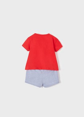 Mayoral Shirt & Shorts Set Red 4-teilig T-Shirts und Shorts Motiv Hund (165189)