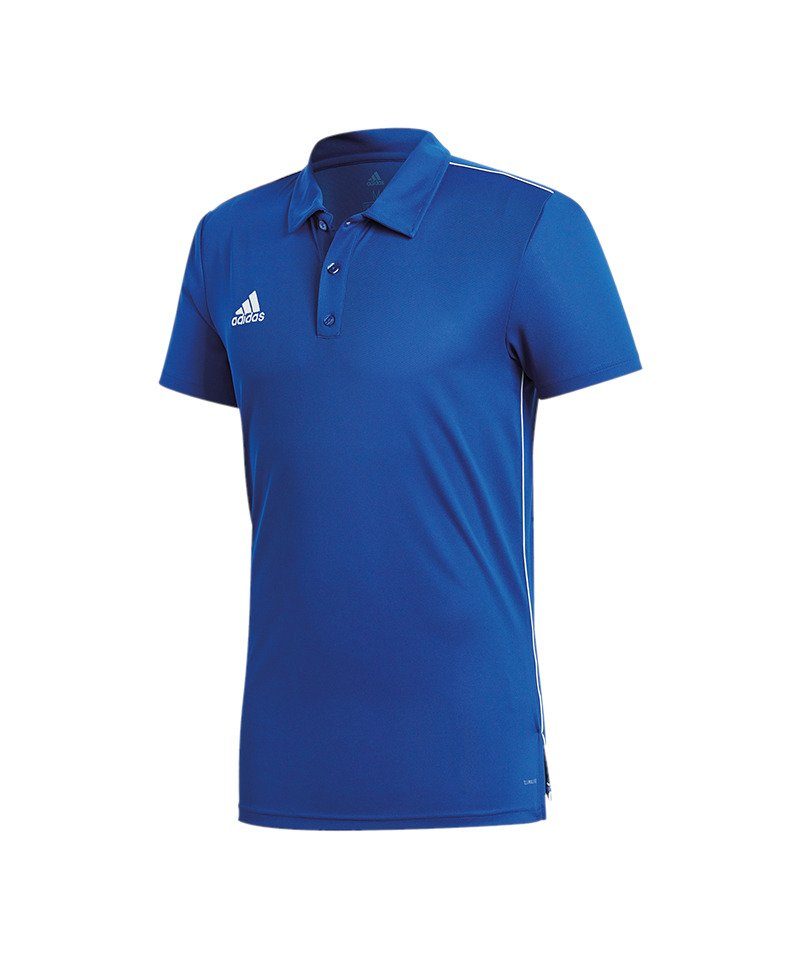 18 T-Shirt blauweiss adidas Poloshirt Performance default ClimaLite Core